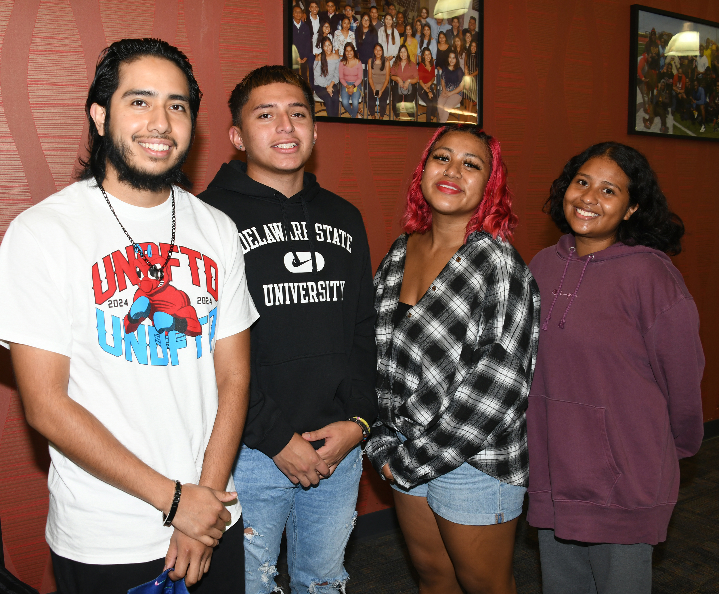 (L-r) Dreamers Juan Vega, David Urbina, Maria Gallo and Yosmara Lorenzo share their 1st year experience amid COVID.