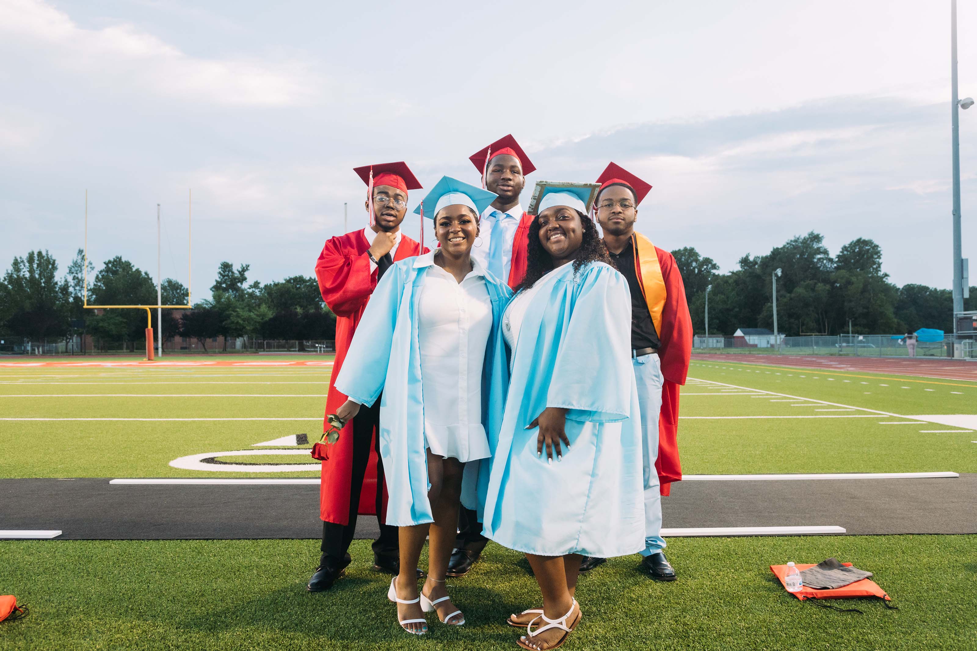 A happy group of ECHS graduates