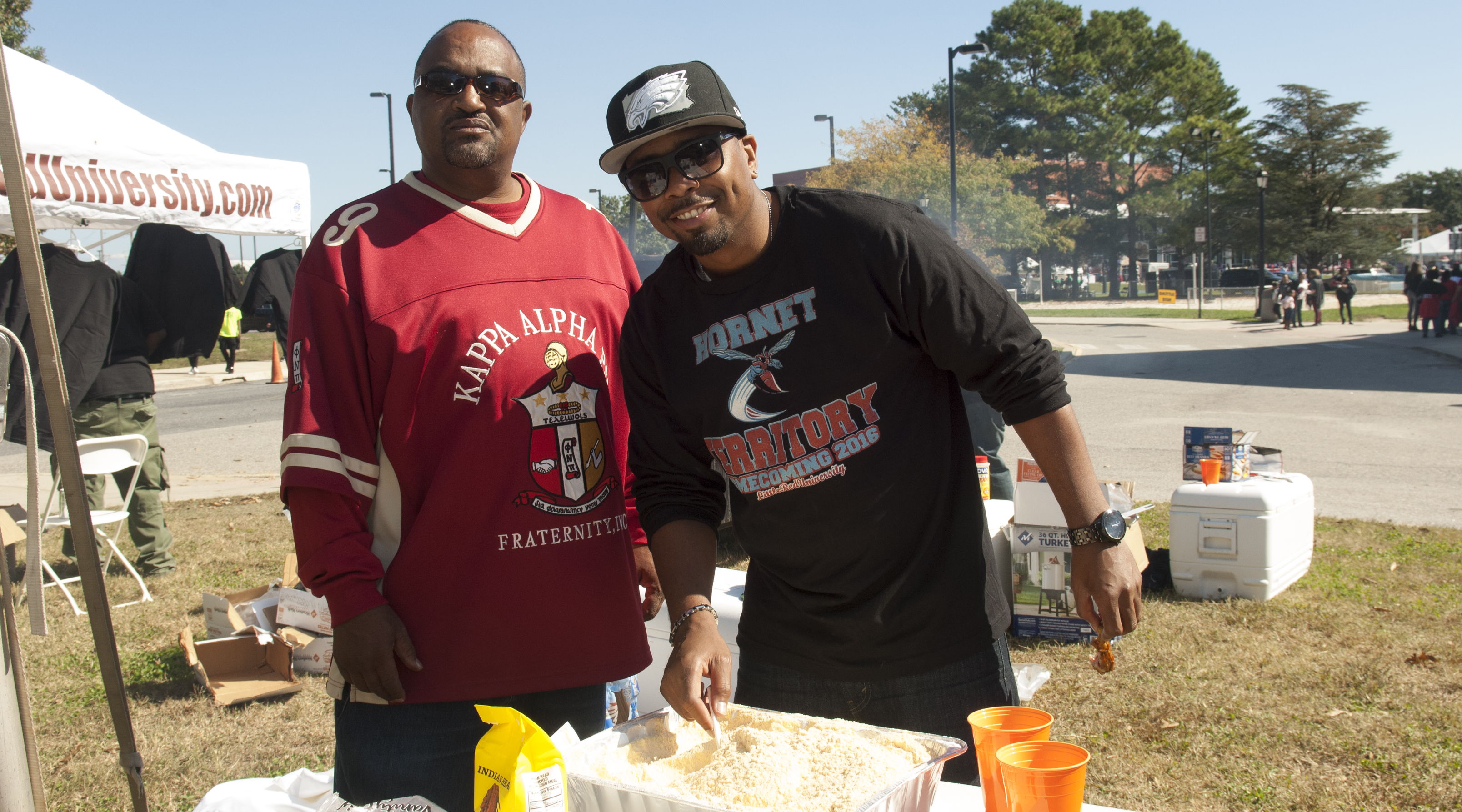 Alumni enjoying Homecoming at DSU