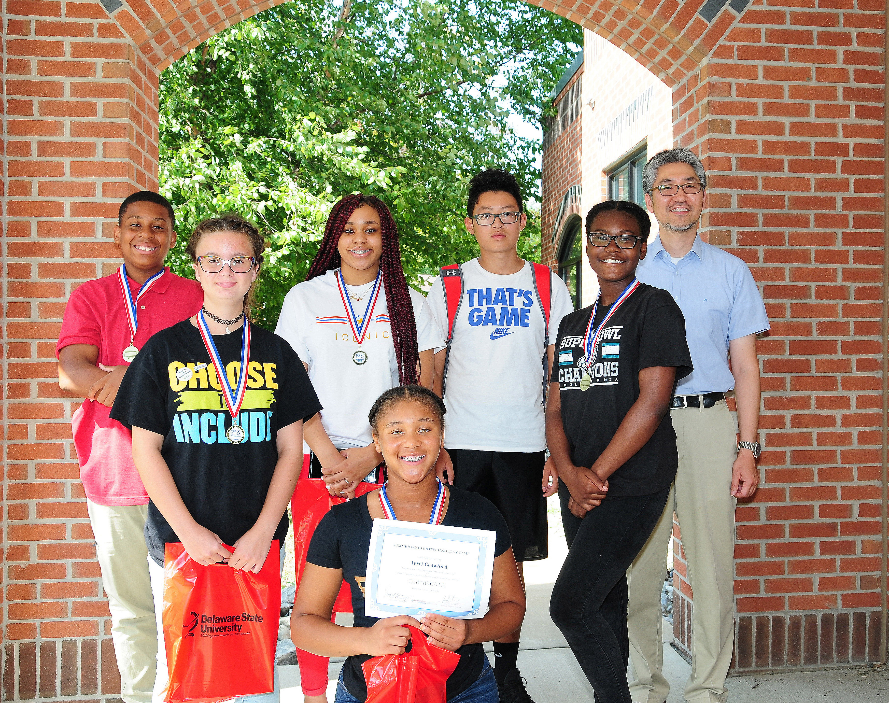 2018 Food Biotechnology Summer Camp participants