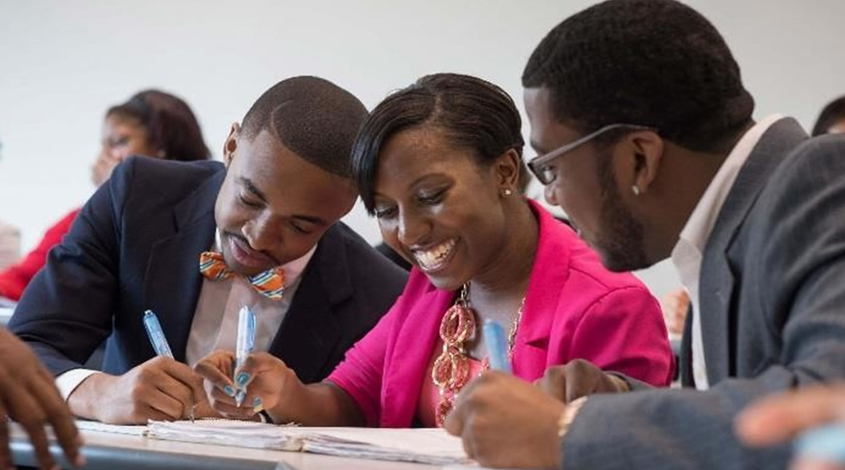 Graduate students at Delaware State University