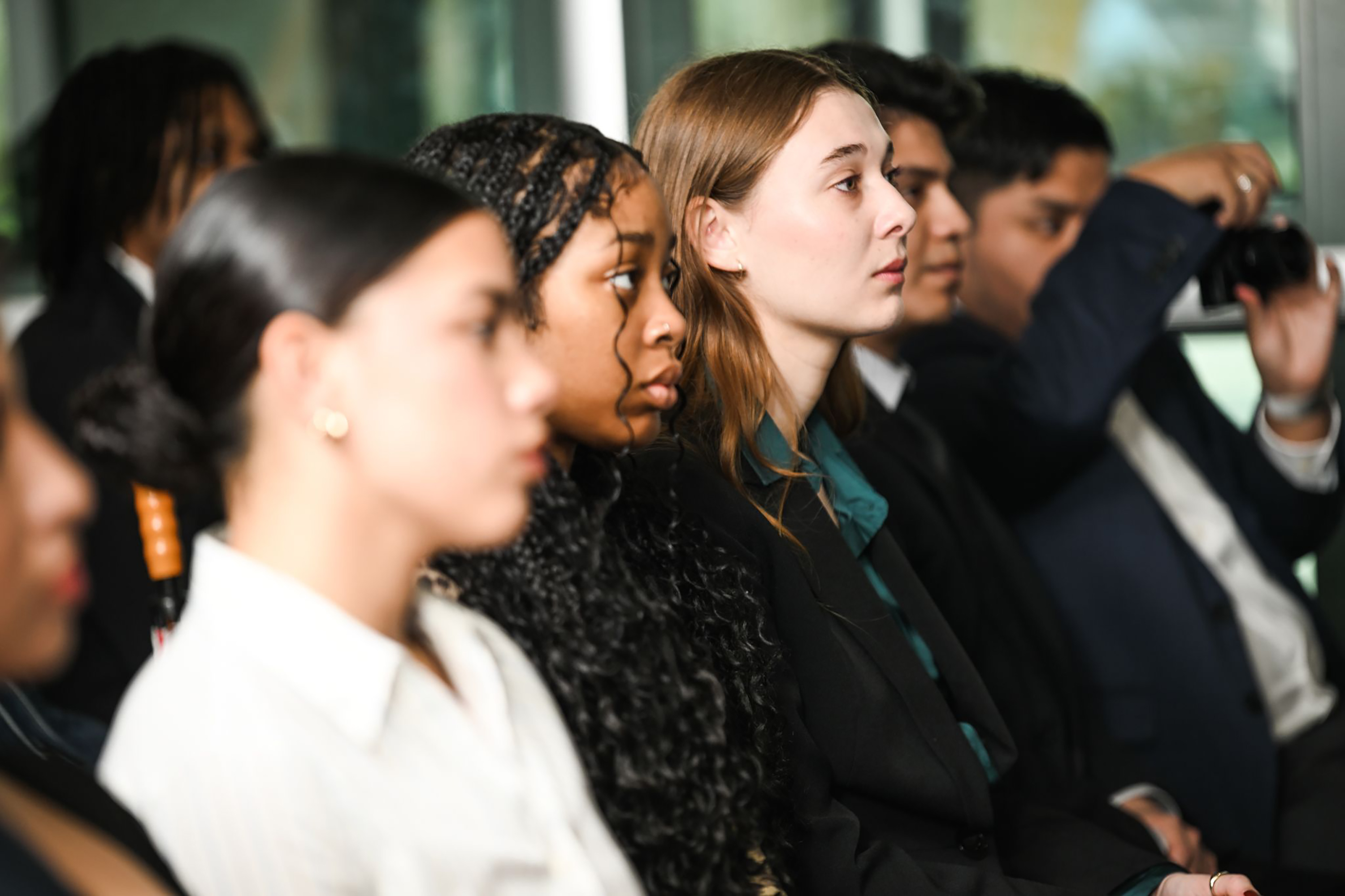 DSU College of Business were a large part of the audience for the dedication of the Financial Literacy Institute