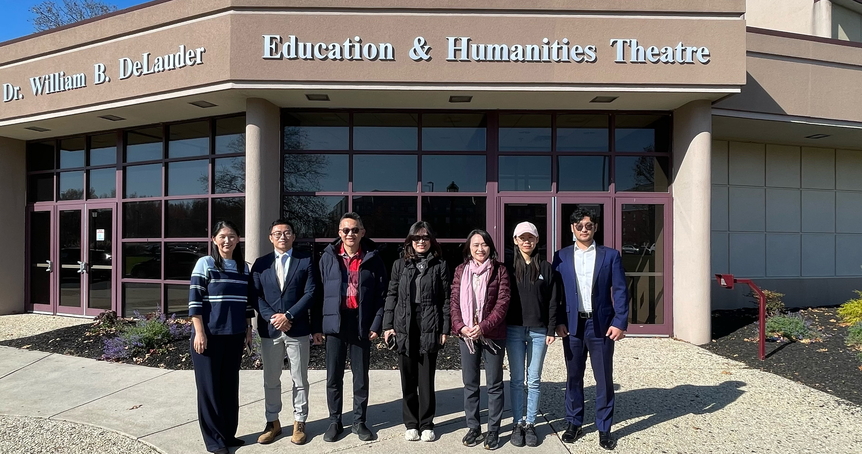 A visiting delegation fromt the National Kaohsiung Normal University visited DSU on Nov. 16.