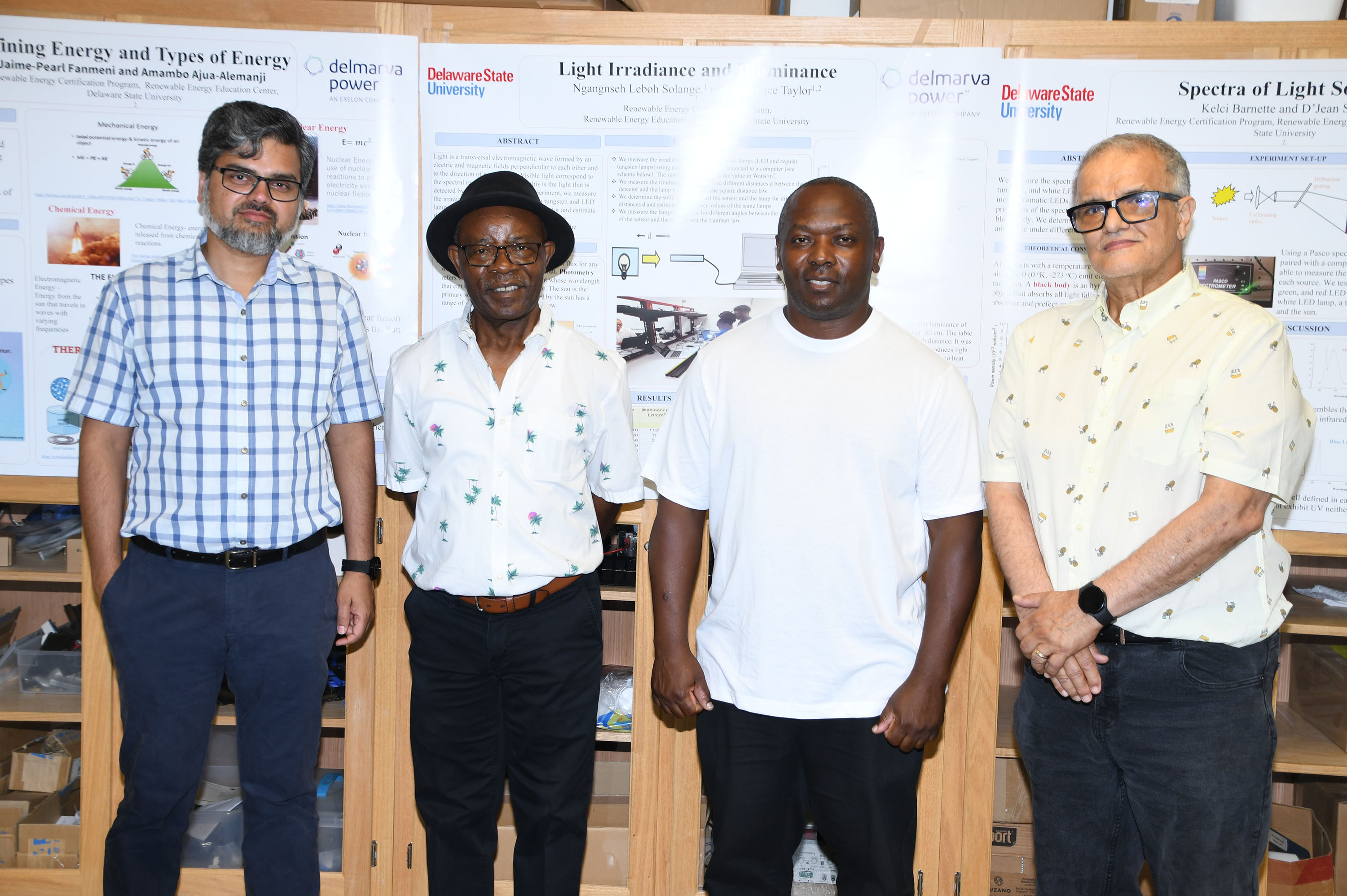 (l-r) Dr. Mohammad A Khan, Dr. Gabriel Gwanmesia. Dr. Otim Odong, Dr. Aristides Marcano.
