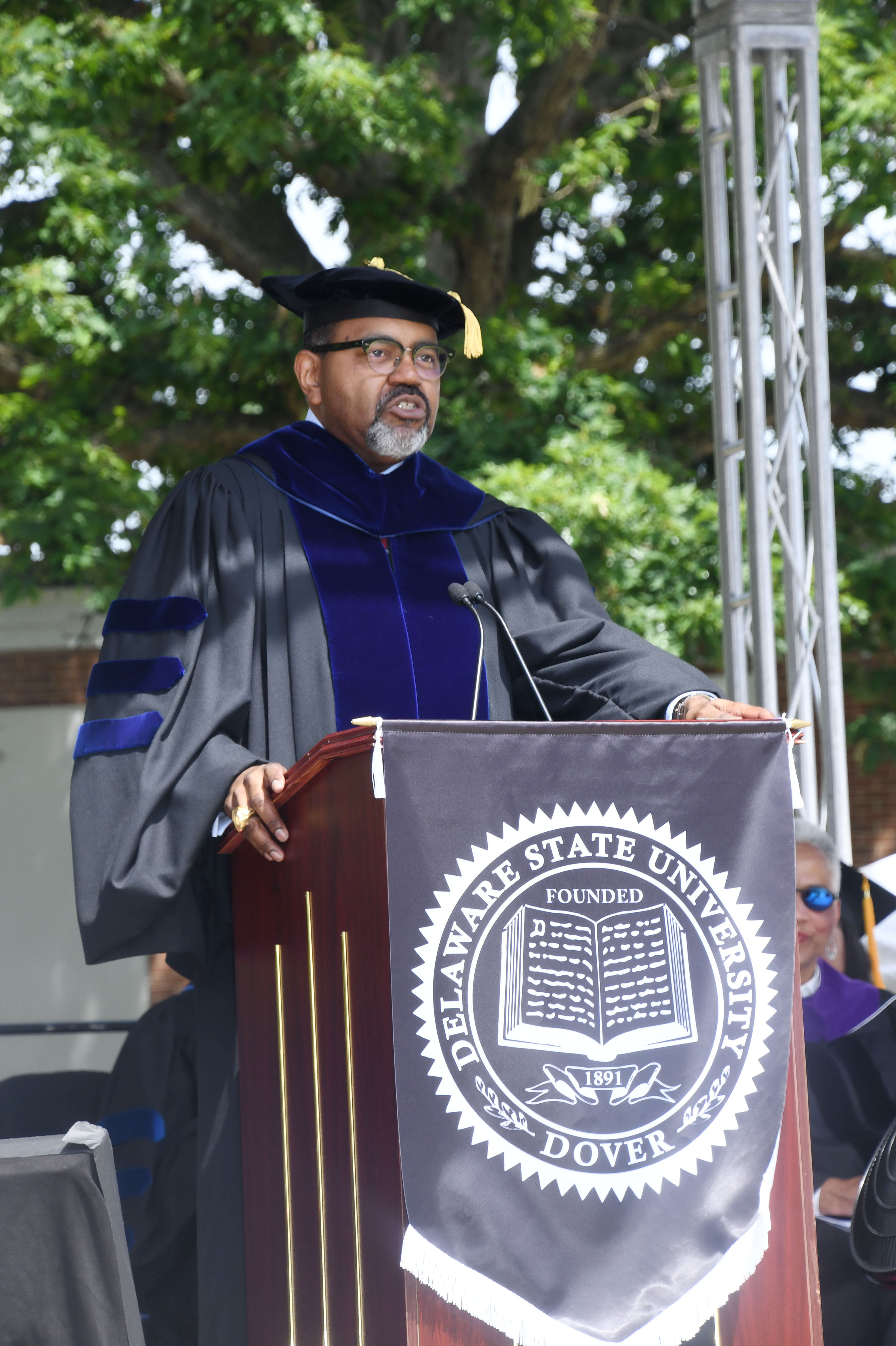 Dr. Willis L. Lonzer III, 36th General President of Alpha Phi Alpha and University alumnus, was the keynote speaker.