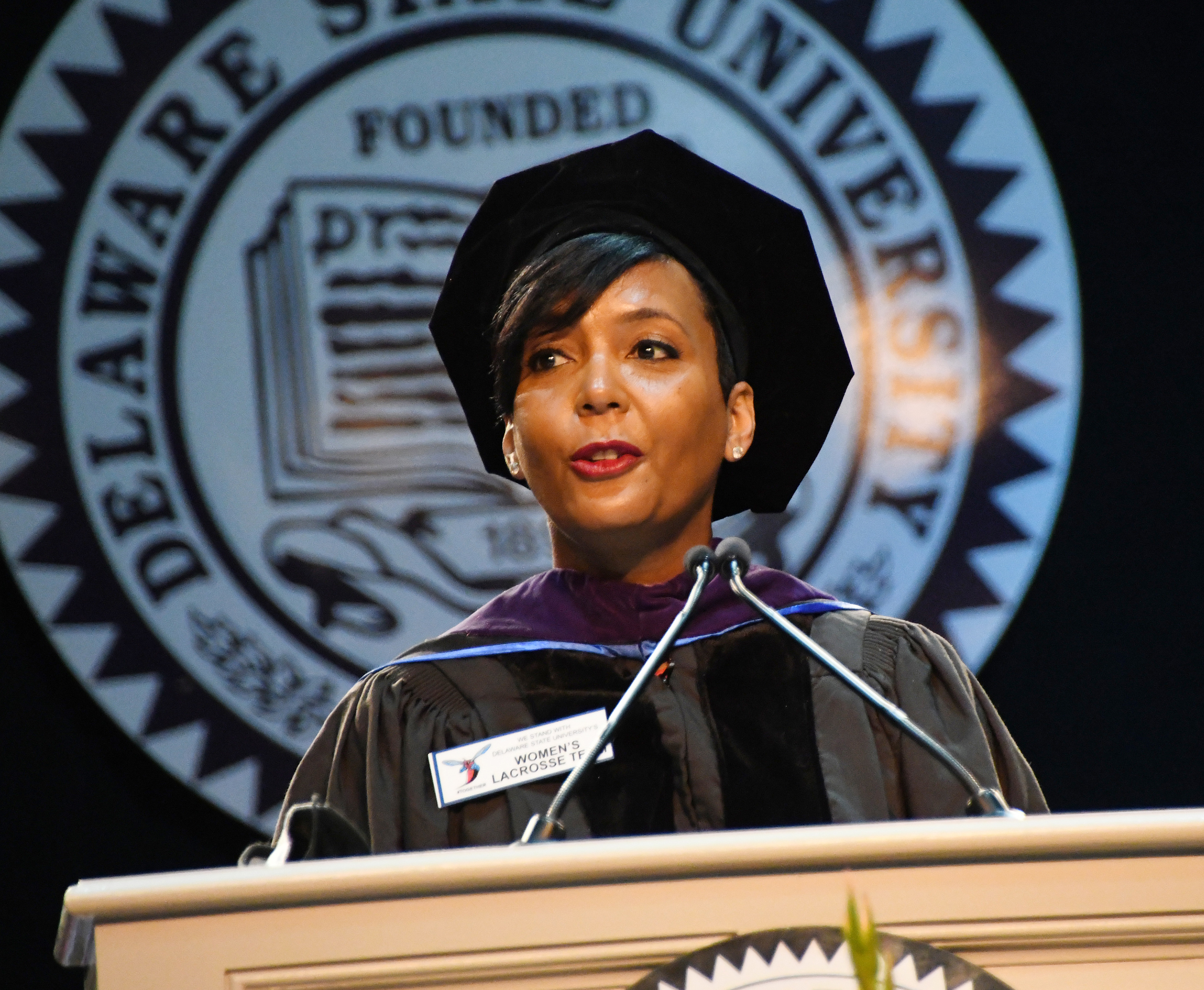 Undergraduate Commencement keynote speaker Keisha Lance Bottoms.