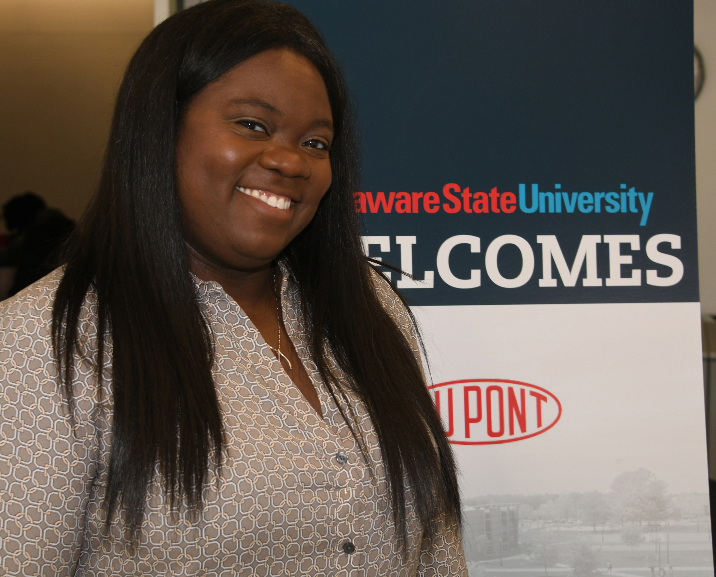 Myoshi Aubain, Del State Class of 1998 and DuPont Experimental Station Plant Manager, was instrumental in the MacBook donation.