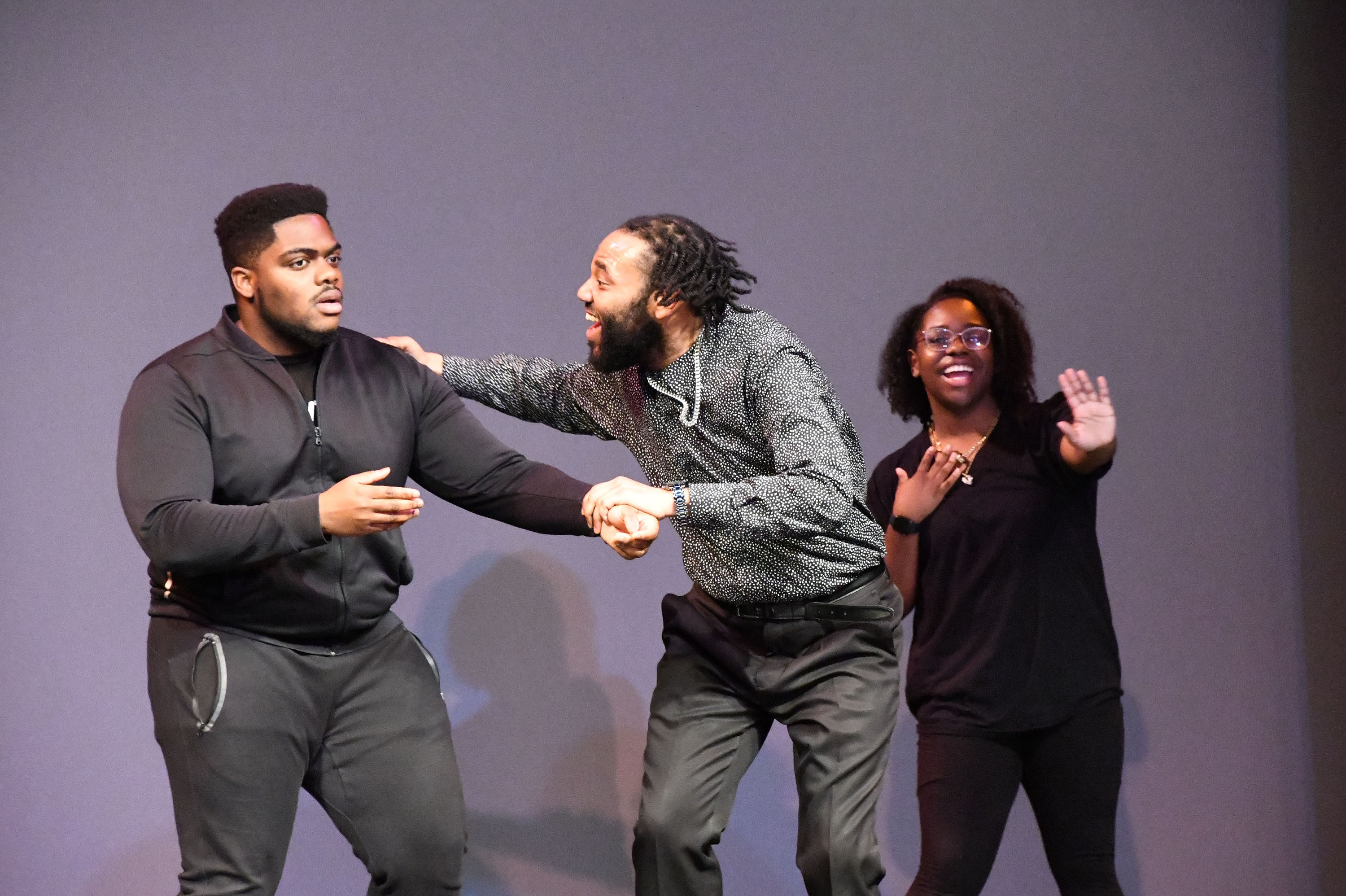 The University's Music Theatre Department performed a scene from their upcoming "Romeo & Juliet."