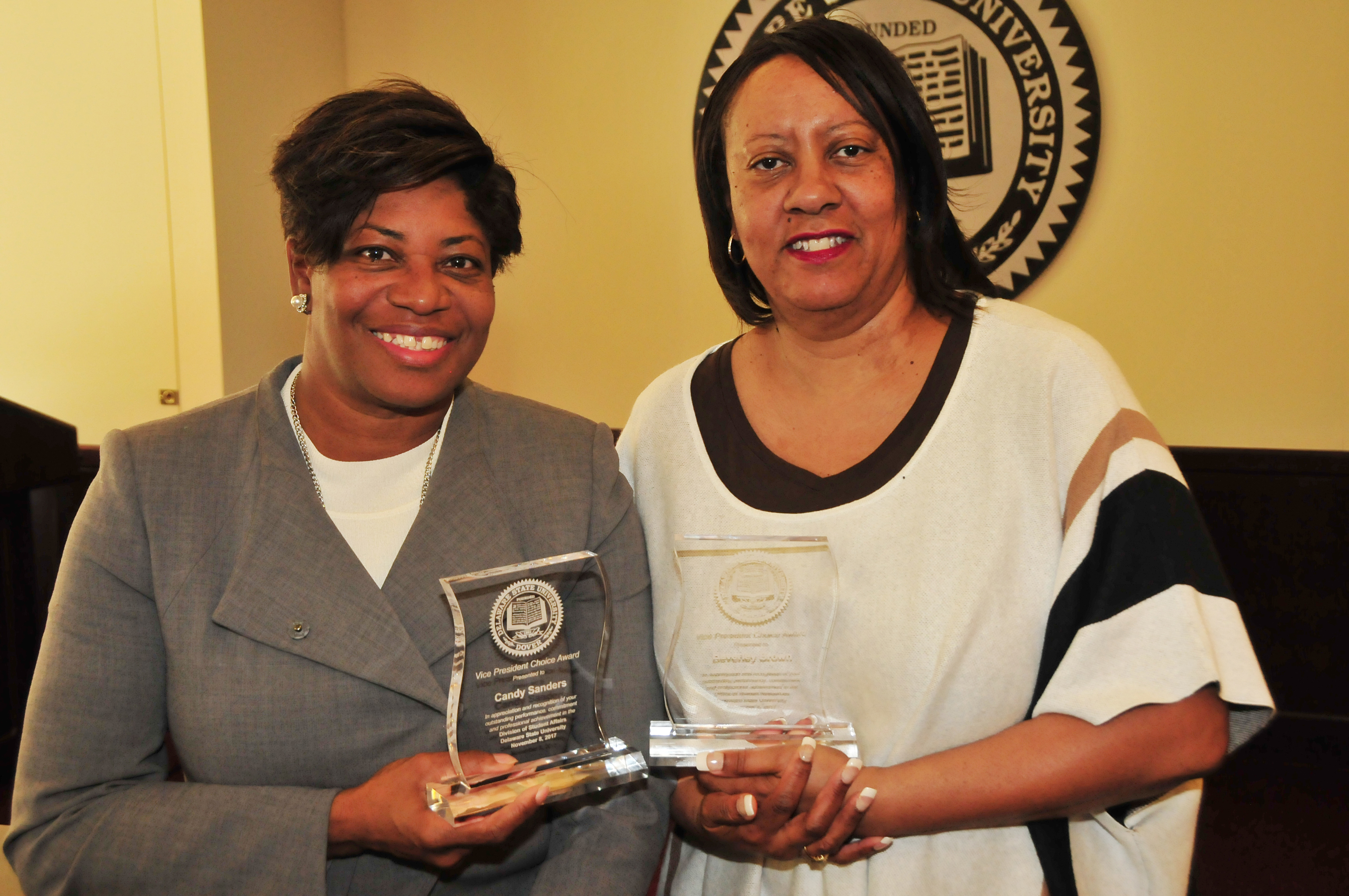 VP Choice Awardees Candy Young (l) and Beverly Brown.
