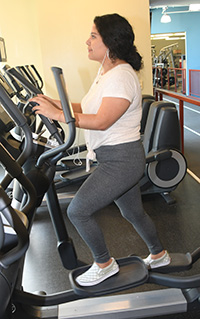 While many walk and run outside, the University's Wellness and Recreation Center offers good place to exercise indoors.