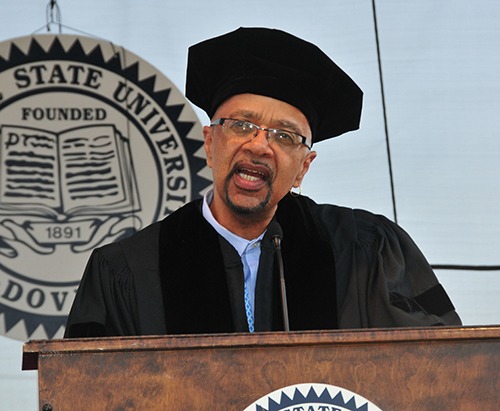 Keynote speaker James McBride.