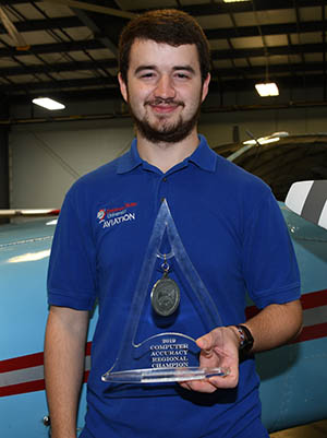 Sam Strauss, team captain, won first place in the Computer Accuracy category.