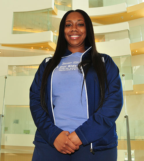 Sameera Thompson, shown at A.I.duPont Hospital for Children, is moving on to pursue nursing at Wesley College.