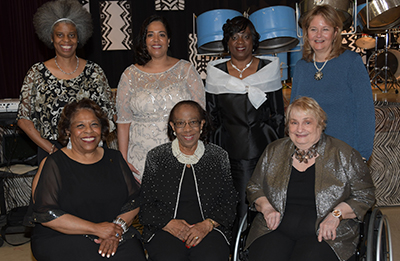 Awardes l-r, Rosetta Roach, Wilma Mishoe, Michelle Fisher, Reba Hollingsworth, Cassandra Carter, Rosemary Twilley, GiGi Windley.