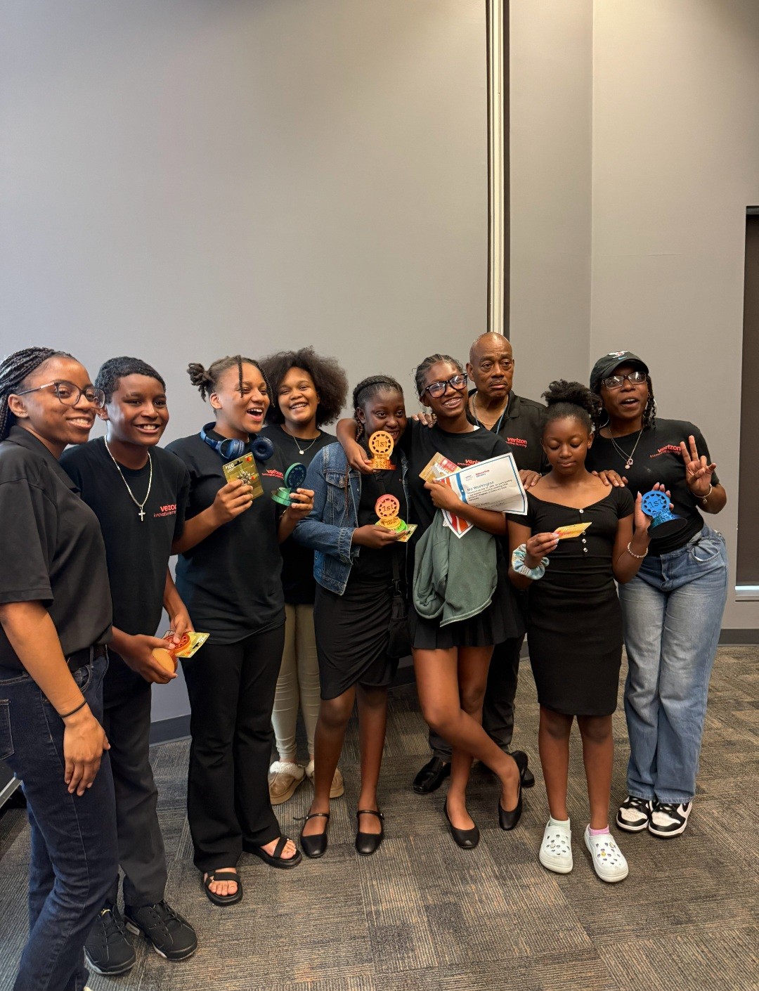 Verizon STEM Shark Tank Winners.