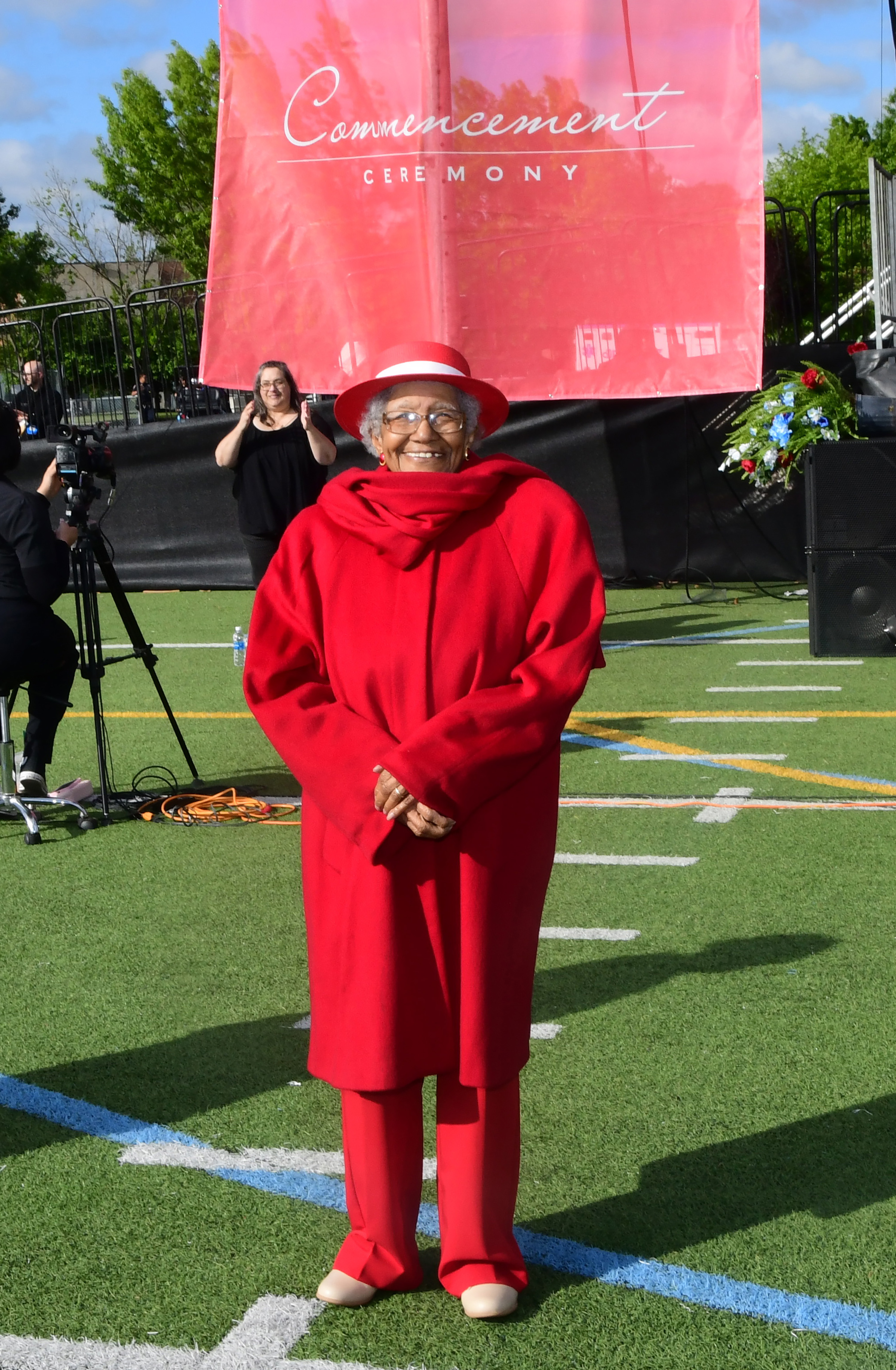 DSU oldest-living alum, 108-year-old Susan Y. Browne attended the ceremony and was recognized.