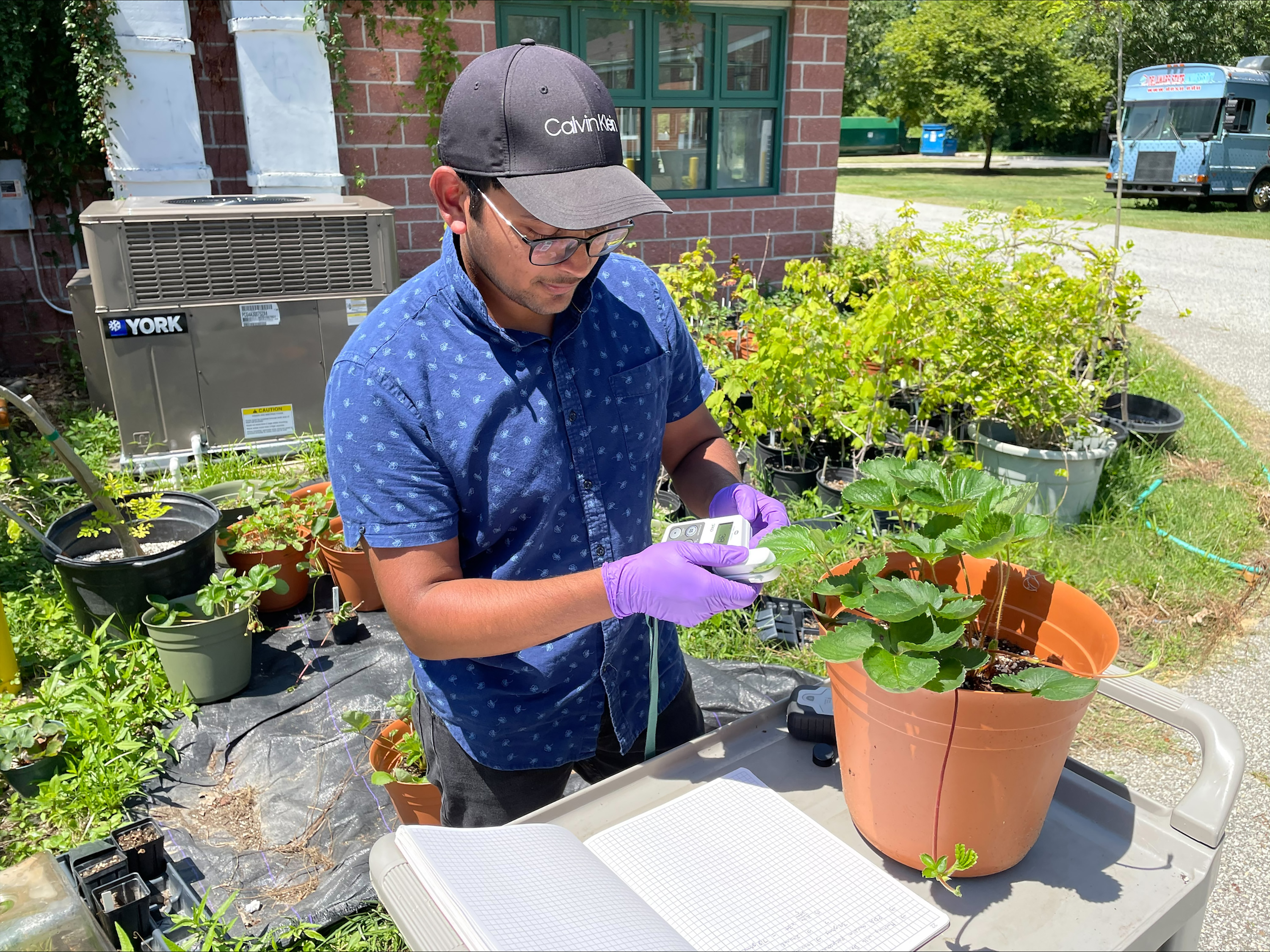 Venkata Hermanth LImmada, who as a graduate student was the co-author of the research paper.