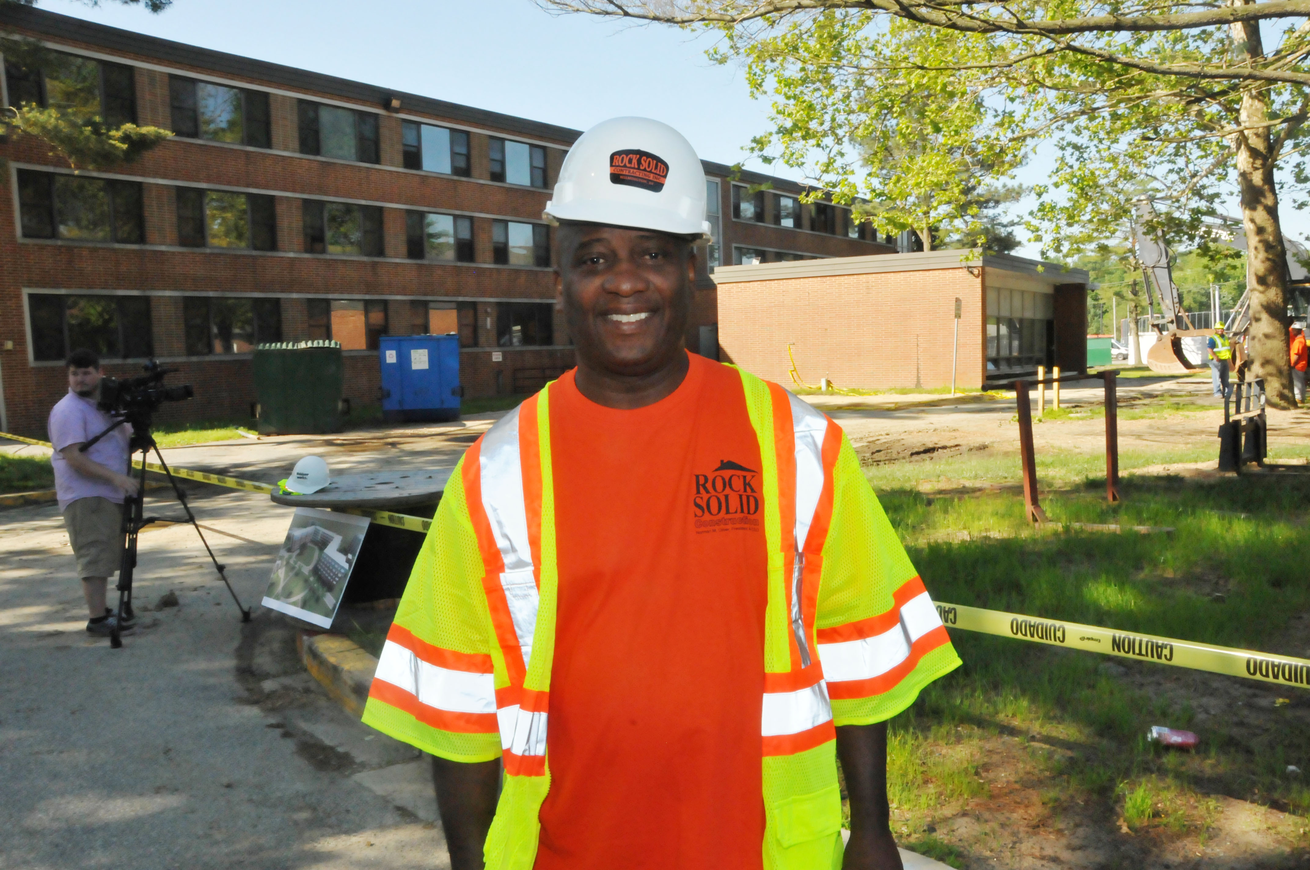 DSU alumnus Norman Oliver's Rock Solid Contracting is enlisted along with Wohlsen Construction to demolish Laws Hall -- the same residential hall where he worked as a residential assistant in the early 1980s.