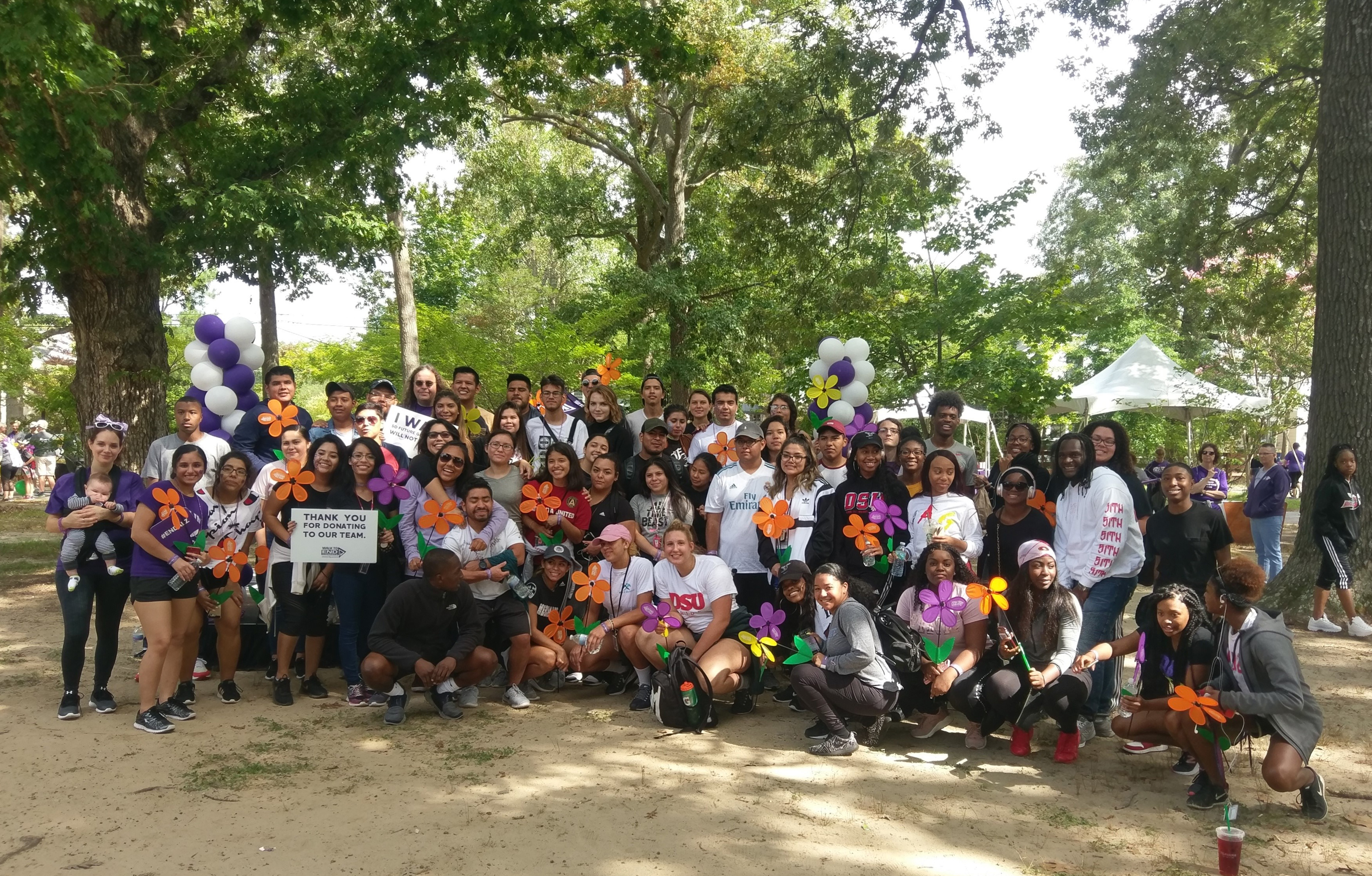 The Hornets for a Cure team -- 153 strong -- participated in the Sept. 29 Walk to End Alzheimer's in Rehoboth Beach.