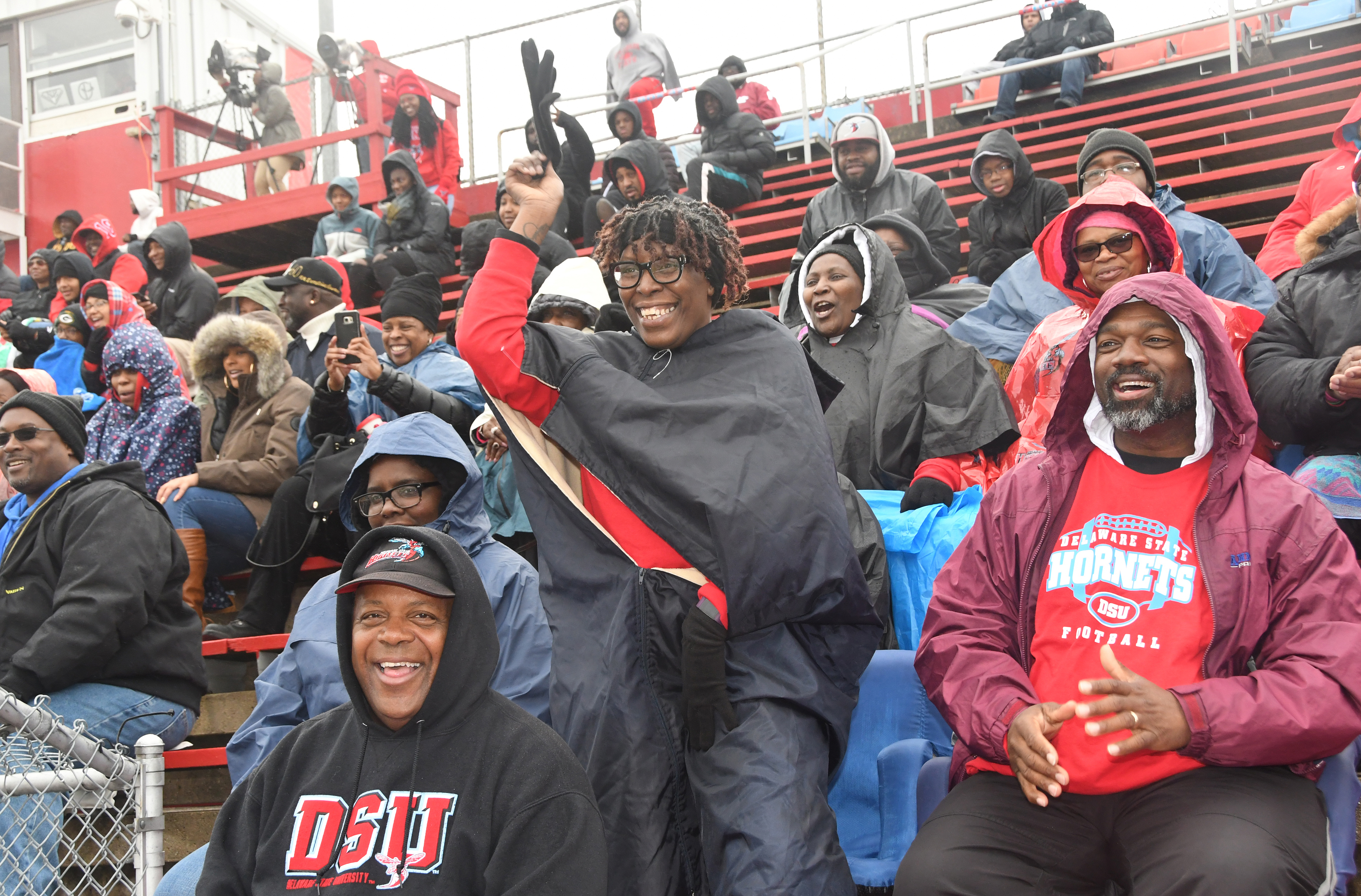 The  Hornet Homecoming crowd were not disappointment their University's performance on the gridiron, as Delaware State University beat North Carolina Central 28-13.