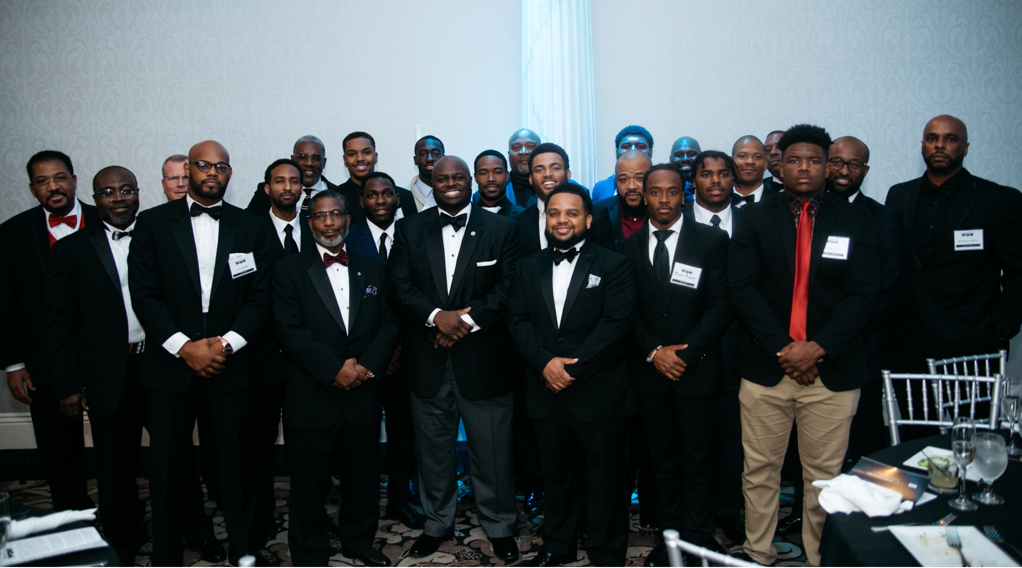 Provost Tony Allen led a University contingent of over 30 administrators, faculty, staff, and students to the 22nd Annual Ebony Tie Affair.