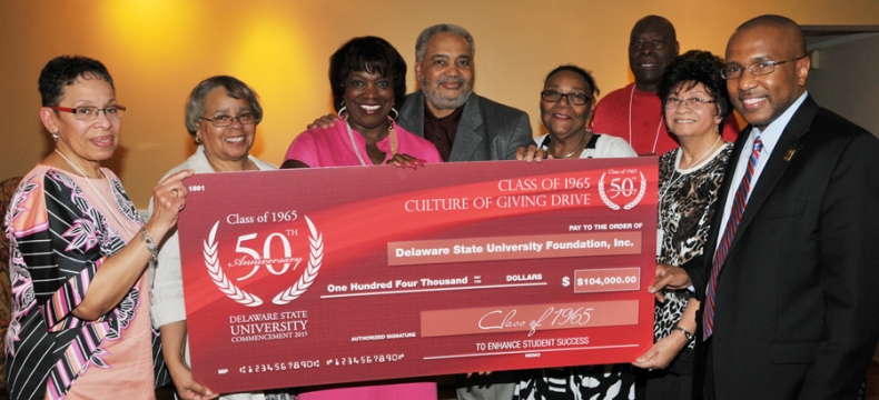 Class of 1965 Presents Record Alumni Group Gift -- $104,000