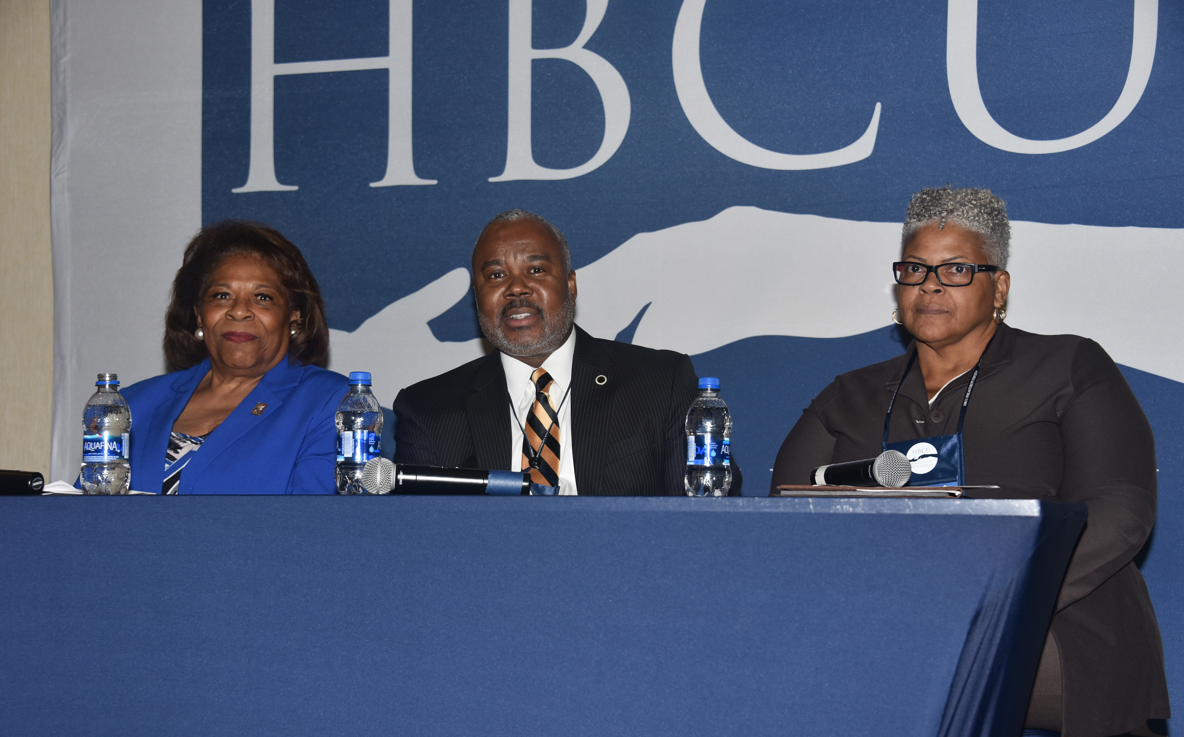 Three HBCU presidents -- (l-r) Delaware State University's Dr. Wilma Mishoe, Alabama State University's Dr. Quinton T. Ross Jr., and Lincoln (Pa.) University's Dr. Brenda Allen -- shared their thoughts from the top on the fundraising challenges facing HBCUs and the role of institutional advancement professionals in overcoming them.