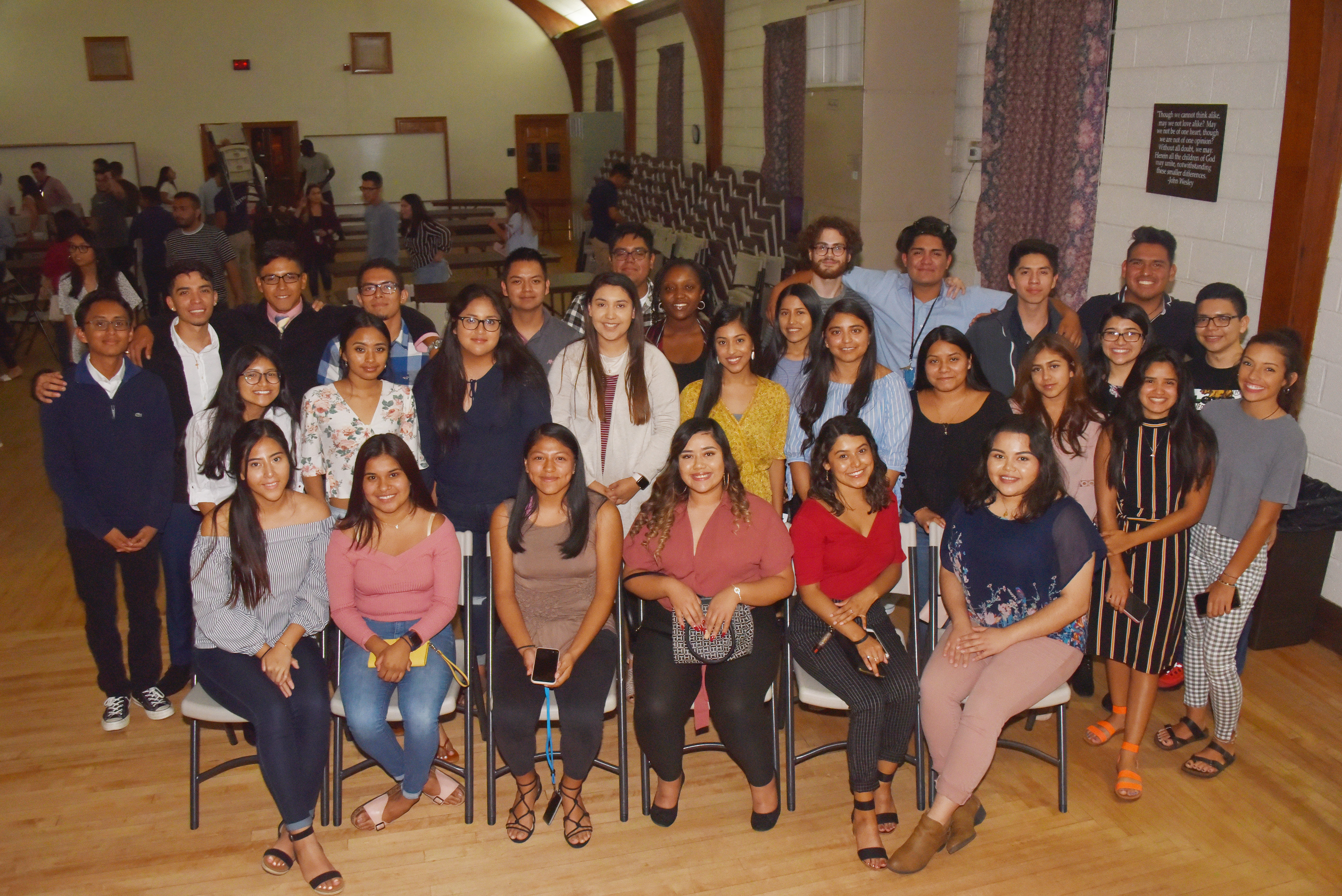 The newest class of Dreamers at Delaware State University were welcomed at an Aug. 29 reception.