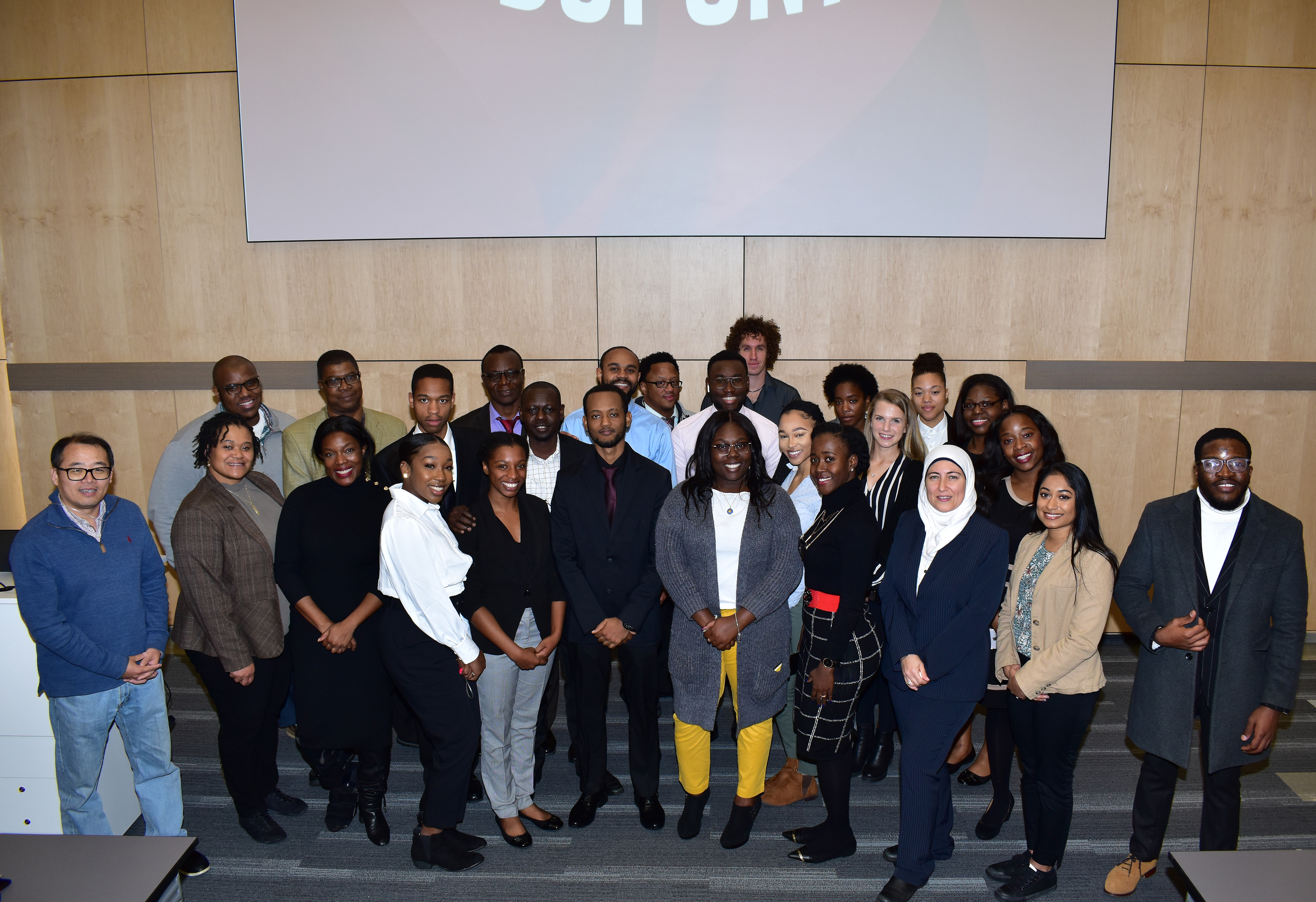 This group of DSU STEM graduate students recently visited the DuPont Experimental Station, where many of them noted that the instrumentation there and at DSU are comparable.