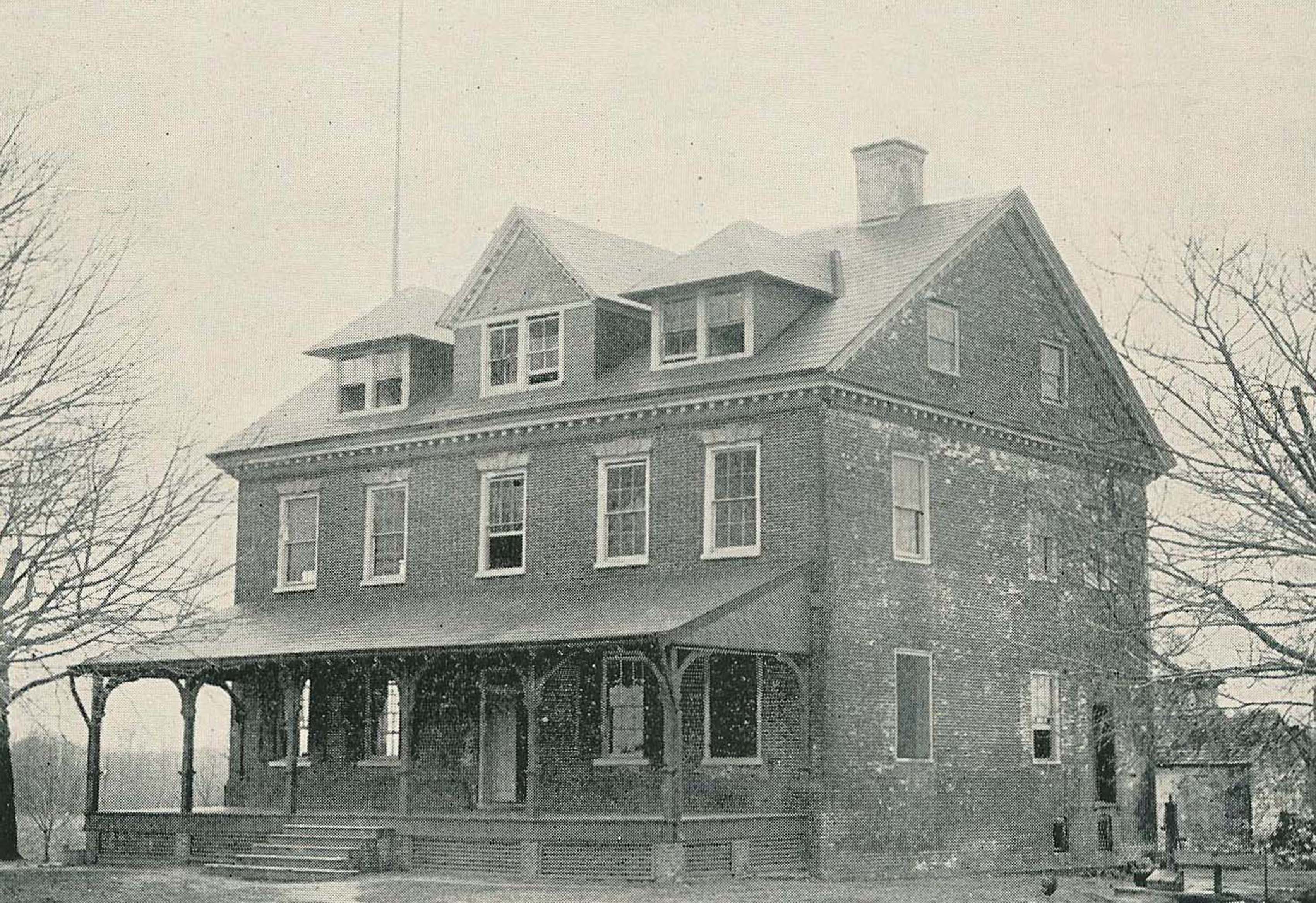 Inherited in the 1891 purchase of the property, the Board of Trustees had the former mansion renovated to become the Main College Building (now preserved as Loockerman Hall). 