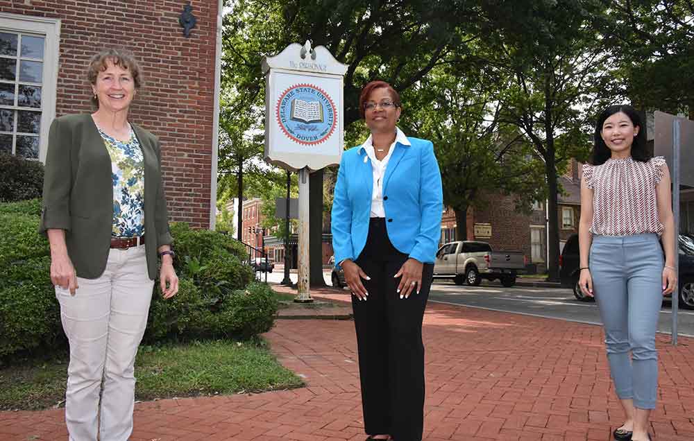 (L-r) Dr. Melissa Harrington, Dr. L. Germaine Cheatham-Hemphill and Dr. Xuanren (Sharon) Wang-Goodman are the co-investigators of a $1.46 million National Institutes of Health grant that will establish a Parent University to study how increased involvement of parents impacts greater persistence and retention of students majoring in biomedical-related disciplines.