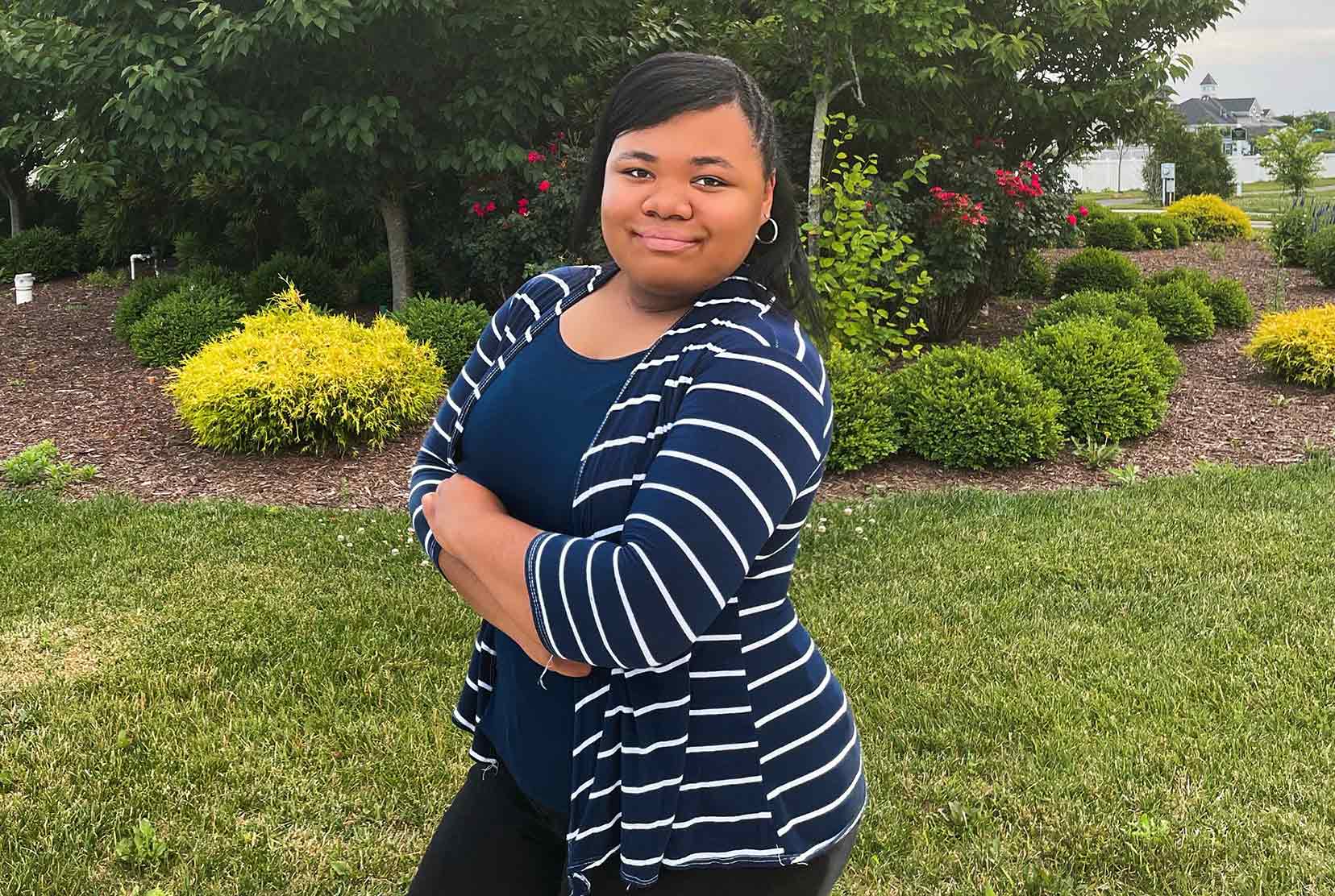 Destiny King, a graduate of the Early College High School and Delaware State University, is now planning to enroll in Del State's Chemistry Master's Degree Program. Her academic progression is a stellar example of the benefits of the ECHS.