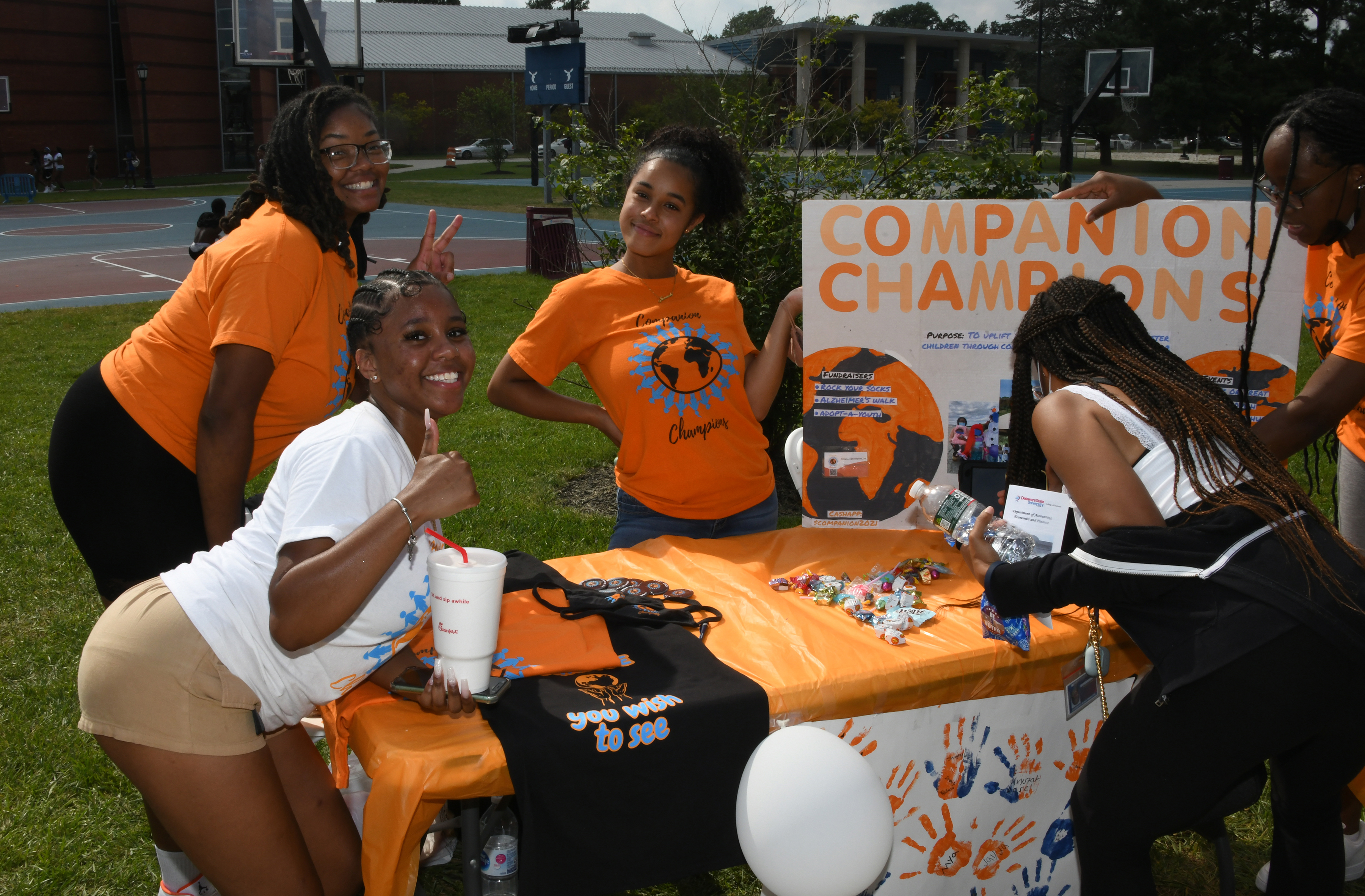 Companion Champions was one of more than 40 students organizations that participated in the Sept. 8 Organizations Fair outside of the Martin Luther King Jr. Student Centere.