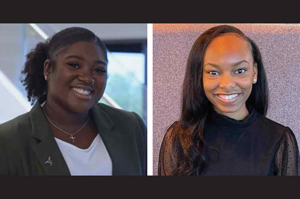 Del State students Summer Glover, a Management major who graduated in May 2021, and Nygia Williams, a senior Mass Communications major, are the first two to benefit from internships made possible by the University's affiliation with the HBCU Partners Alliance by Cognosante, a government contractor.