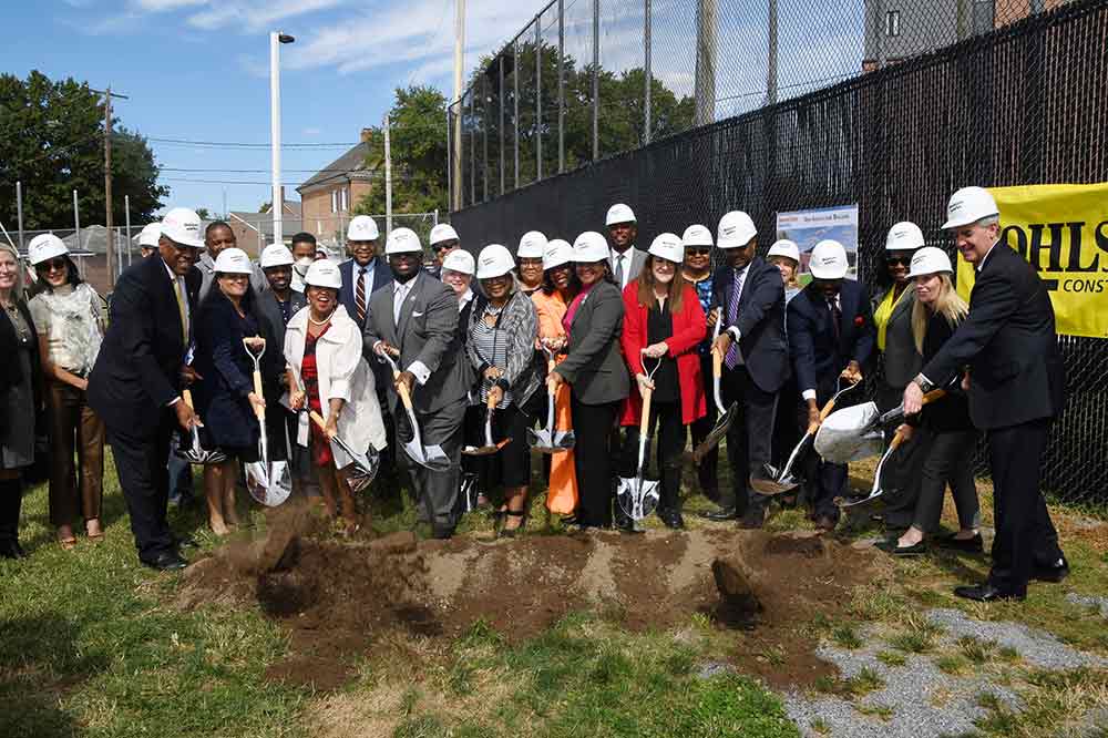 DSU leaders break ground for the new ag building in the College of Agriculture, Science and Technology.