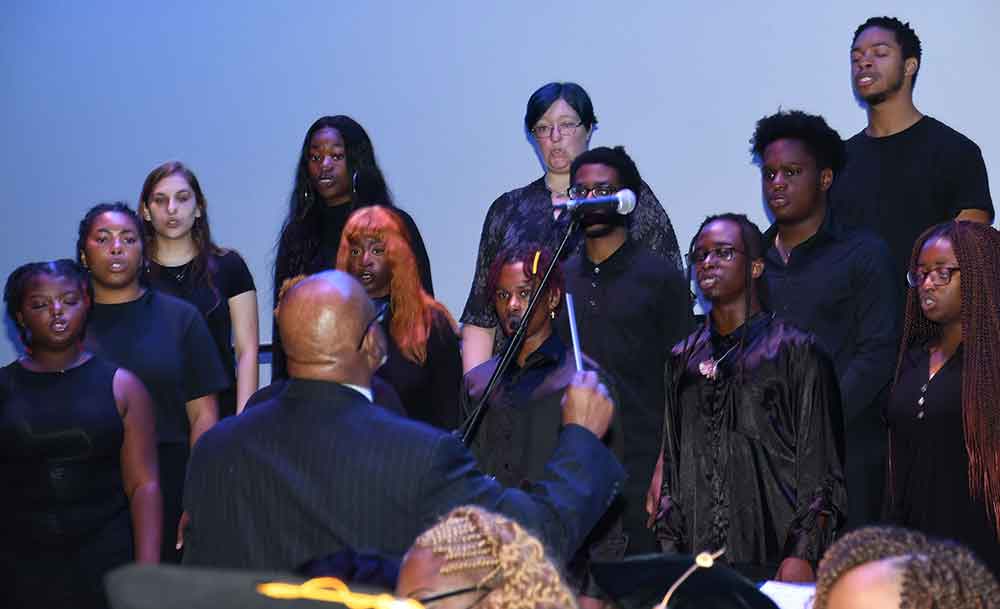 The Delaware State University Concert Choir has for the first time in its history has produced a music video. The choir is led by the Dr. Greg McPherson, Director of Choral Activities.