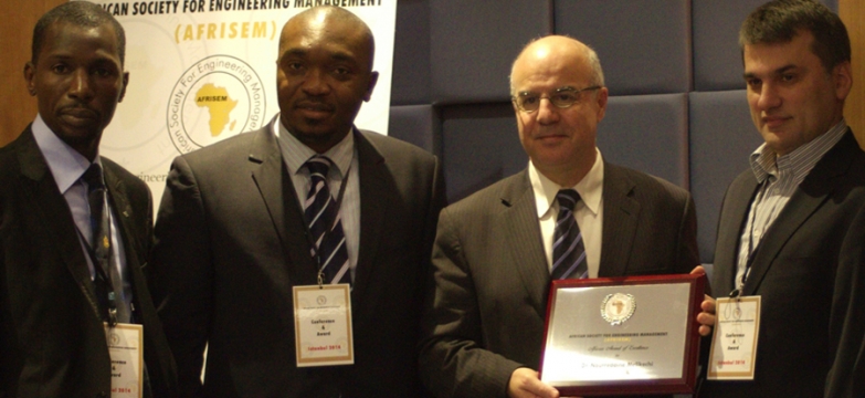 Dr. Melikechi Honored at African Engineering Conference