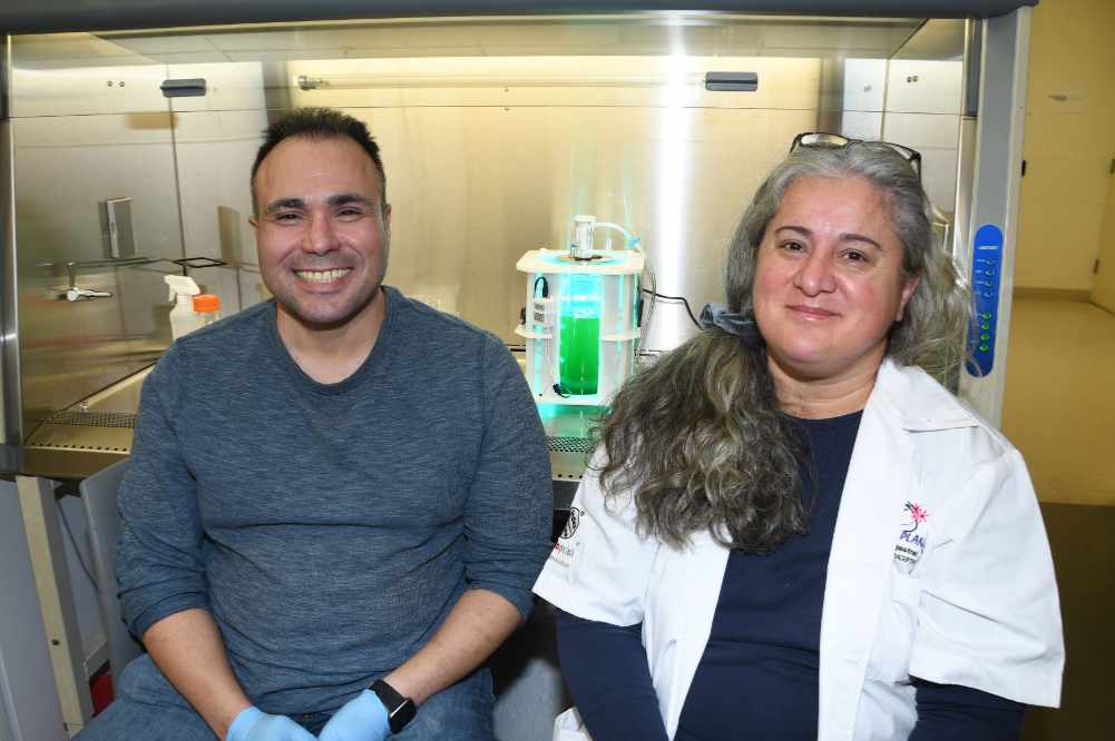 Dr. Ali Parsaeimehr and Dr. Gulnihal Ozbay are the Principal Investigator and Co-PI, respectively, on a research grant in which they are developing microalgae for dual purposes -- as a bio-energy source and for use as an alternative anti-cancer pharmaceutical.