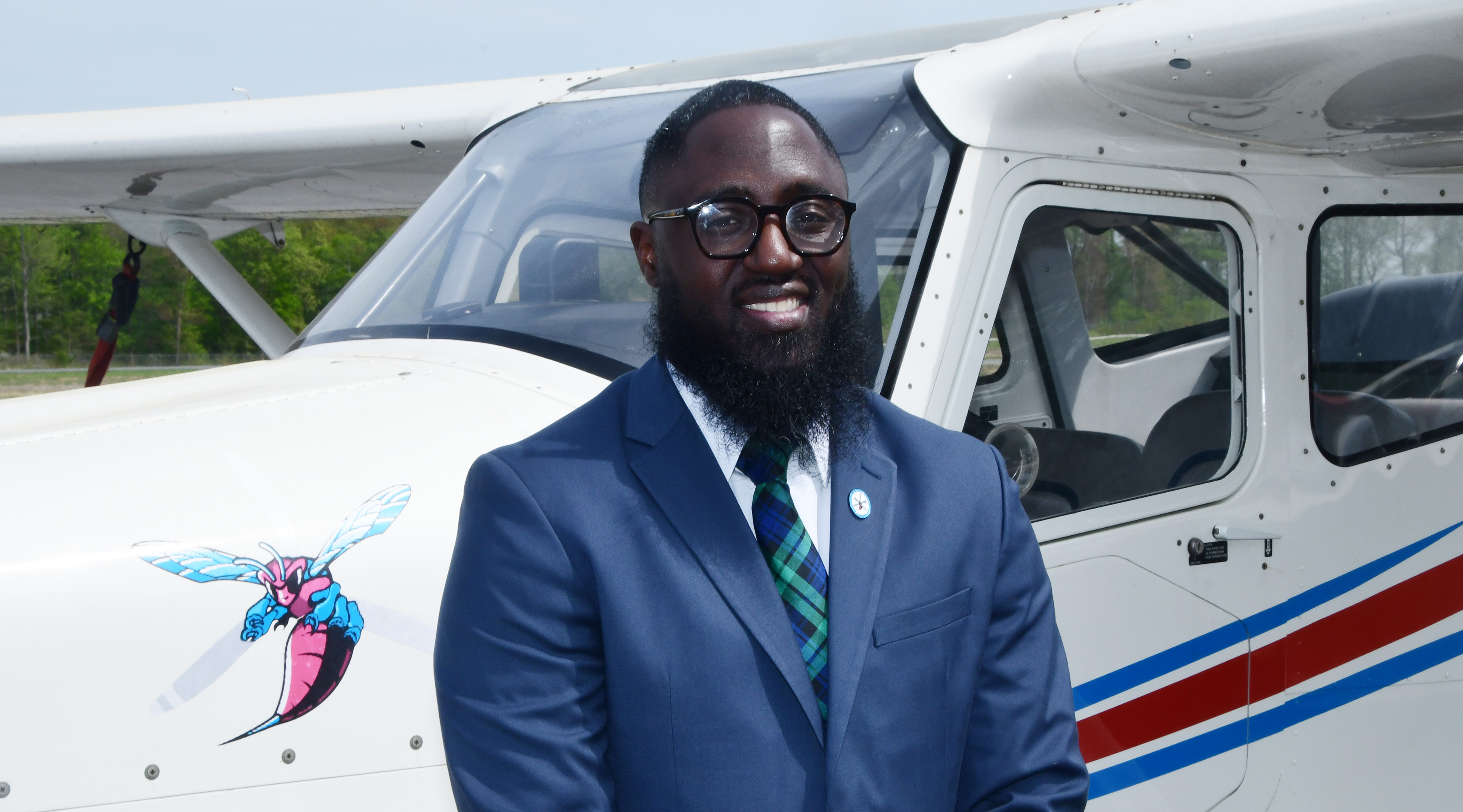 After gaining a wealth of experience as the Aviation Operations Manager at Delaware River and Bay Authority's Wilmington Airport, Kelvin Lesene now has returned to his alma mater to assume the directorial leadership of the DSU Aviation Program.