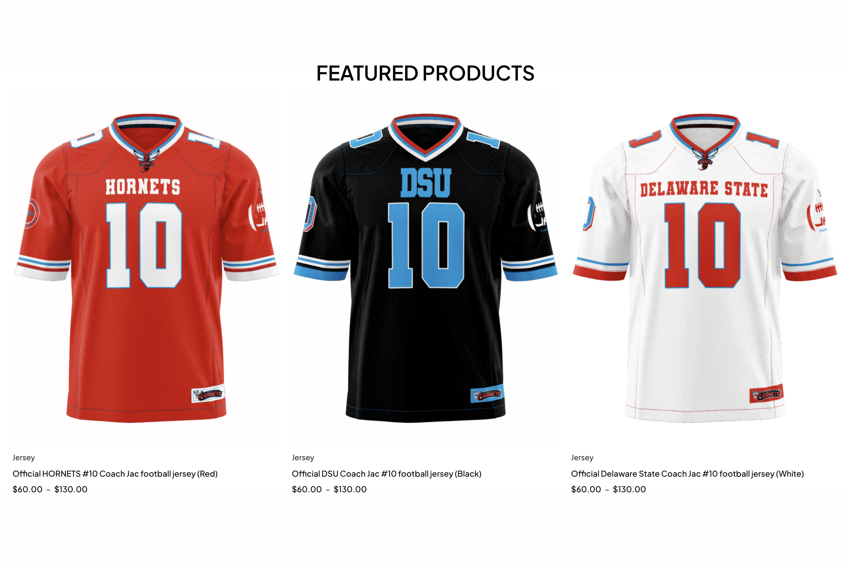 Limited Edition “DSU Jackson” Football Jerseys Now Available