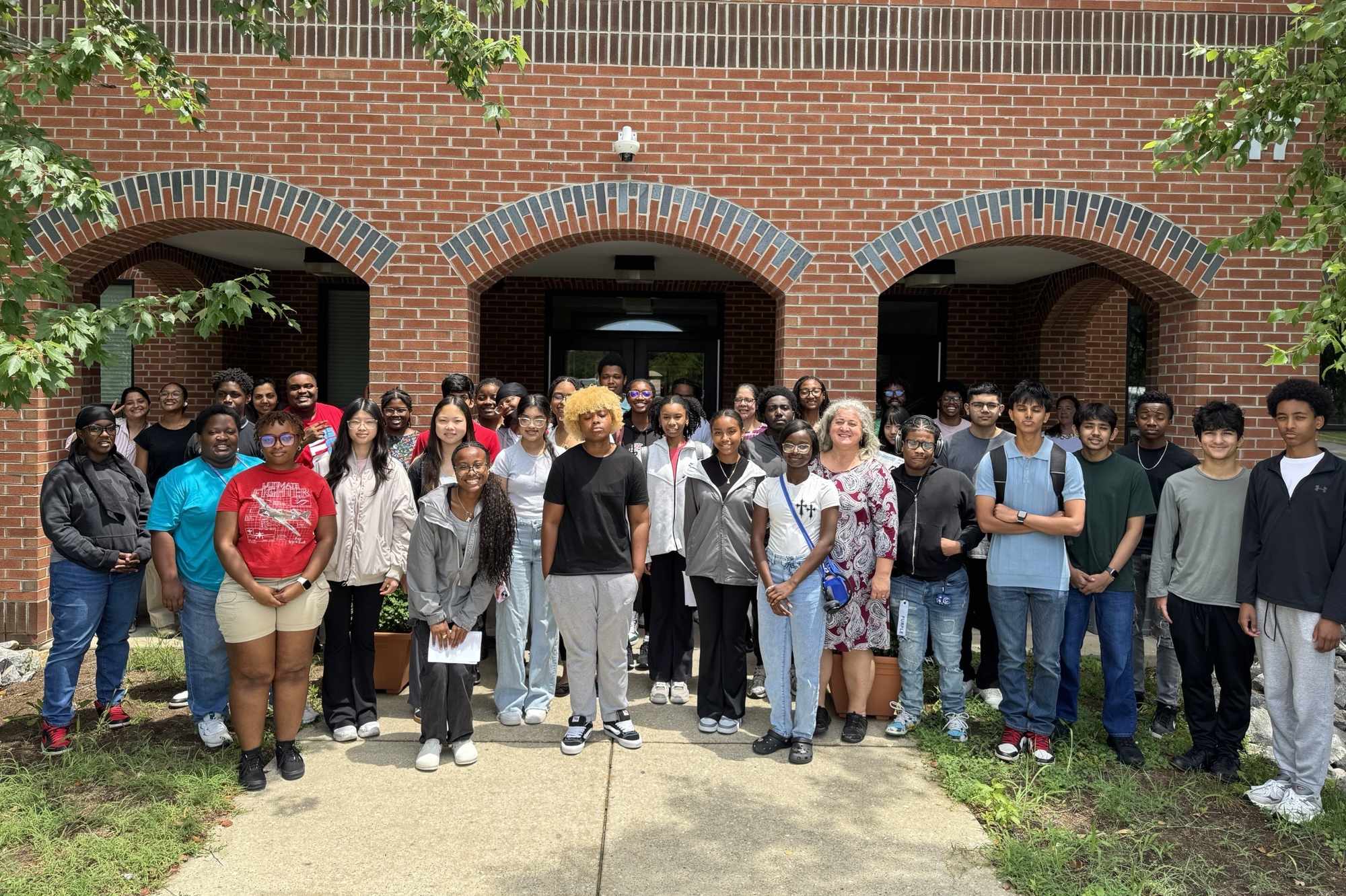DSU CIBER STEM Camp students and instructors.