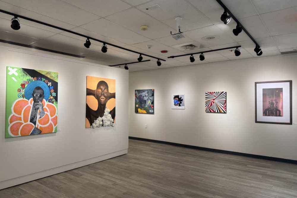 The DSU alumni art exhibition at the Arts Center/Gallery.