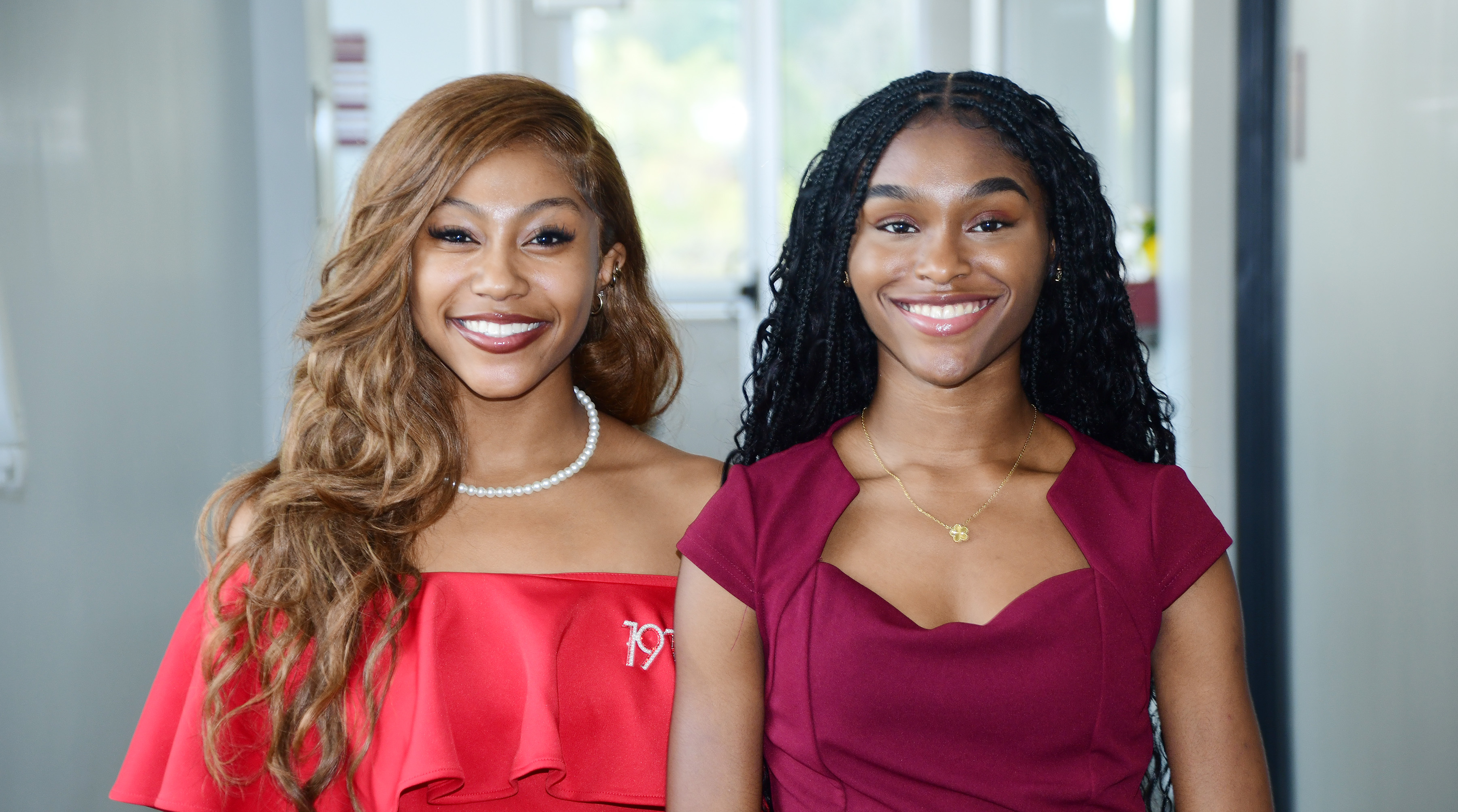 (L-r) Nia Dooley and Gabriel Thomas, two DSU juniors, spent two months of their 2025 summer doing research at Harvard University as part of the prestigious Du Bois Scholars Program.