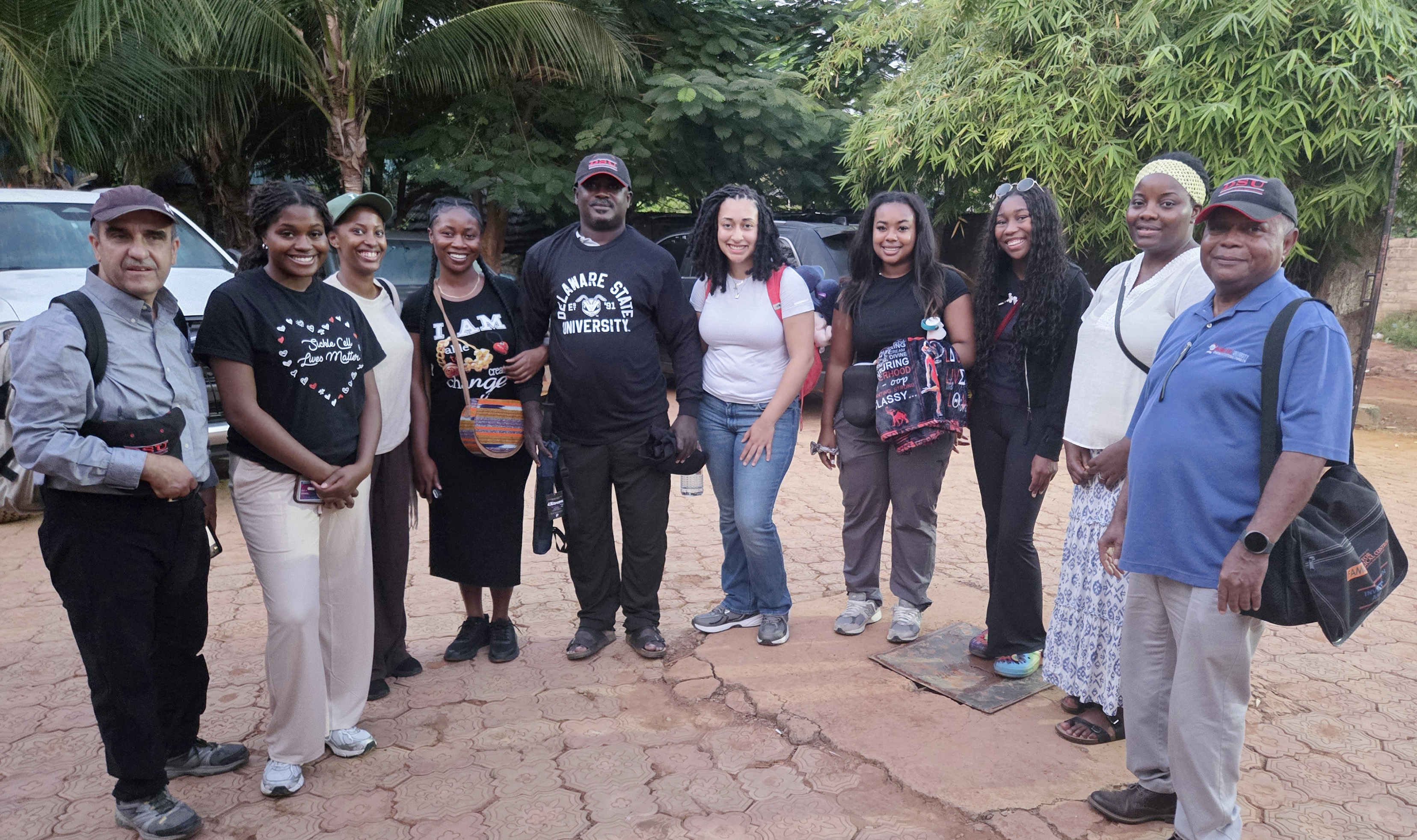 This DSU Mission group from the College of Agriculture, Sciences, and Technology traveled to Senegal recently where they engaged in field work diplomacy and gained insights concerning that country's climate resistant agriculture and its empowerment of women.