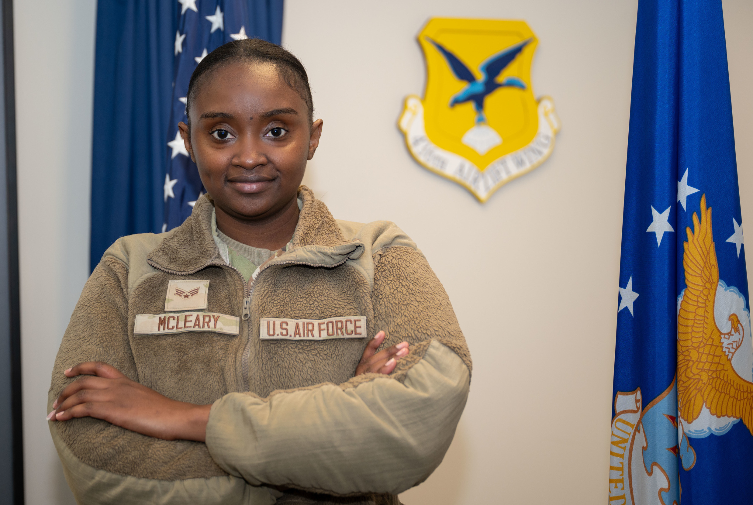 DSU student and Air Force service member Tori McLeary. 