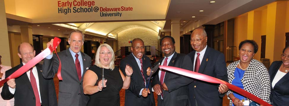 The Early College High School Ribbon Cutting Held by DSU