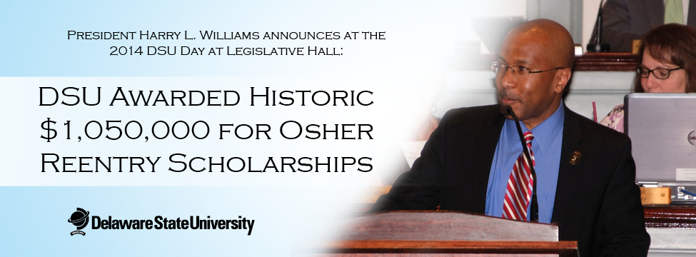 DSU Awarded Historic $1,050,000 for Osher Reentry Scholarships