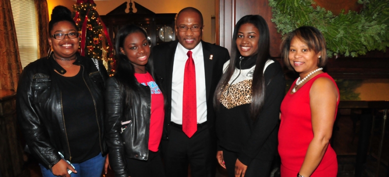 President's Christmas Open House for Students -- Photos