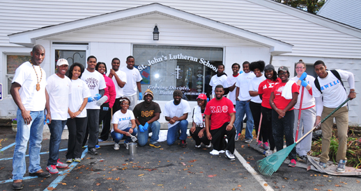 DSU Students' Community Service at St. John's Sch. -- Photo Slideshow