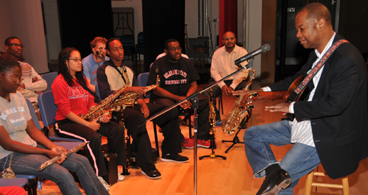 Renowned Jazz Guitarist Earl Klugh Visits the DSU Jazz Ensemble 